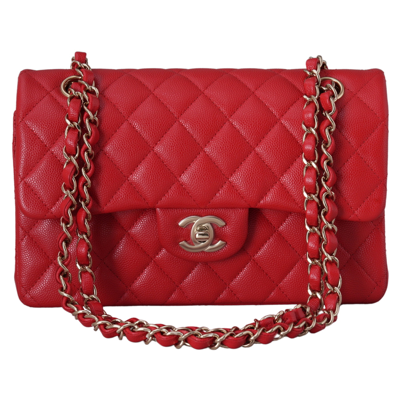 CHANEL(USED)샤넬 캐비어 클래식 스몰 플랩백