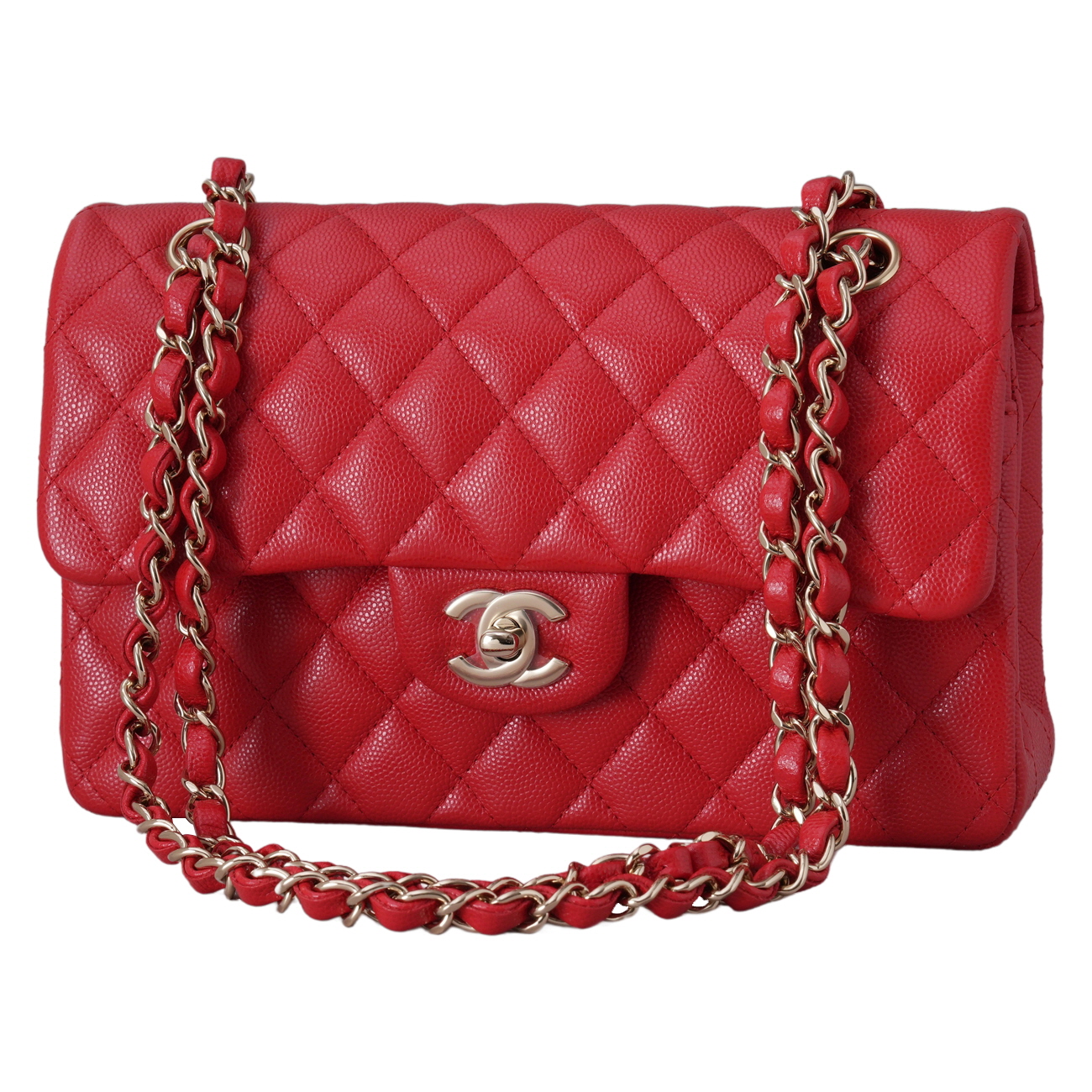CHANEL(USED)샤넬 캐비어 클래식 스몰 플랩백