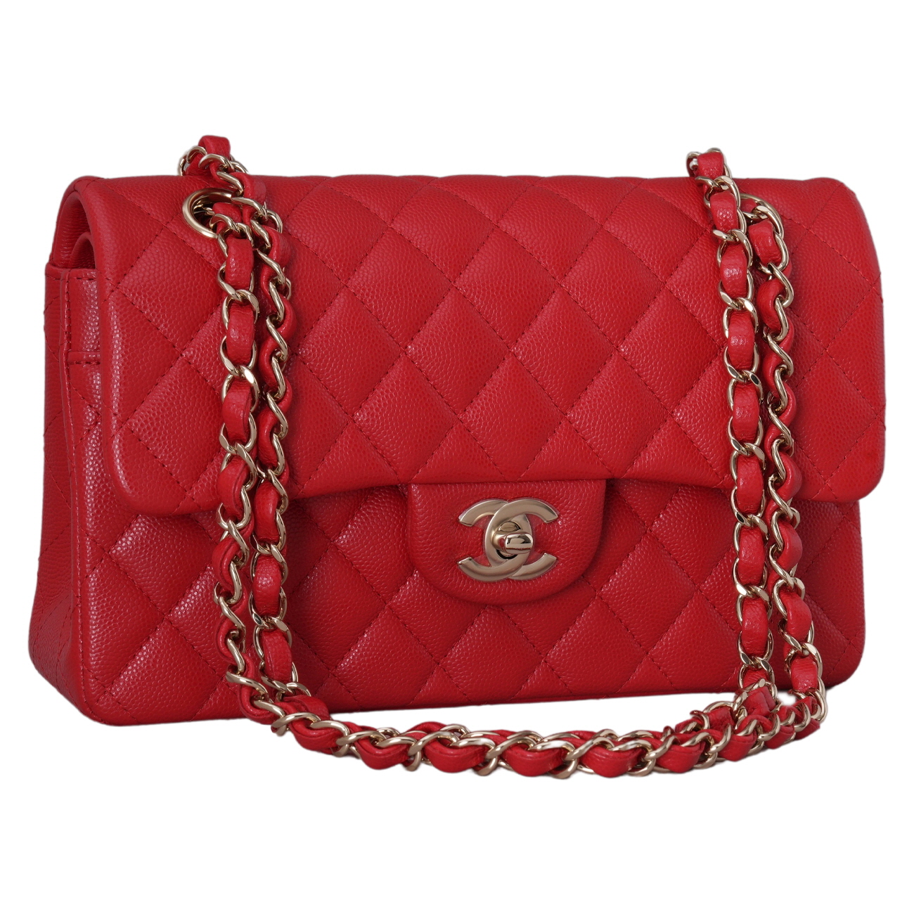 CHANEL(USED)샤넬 캐비어 클래식 스몰 플랩백