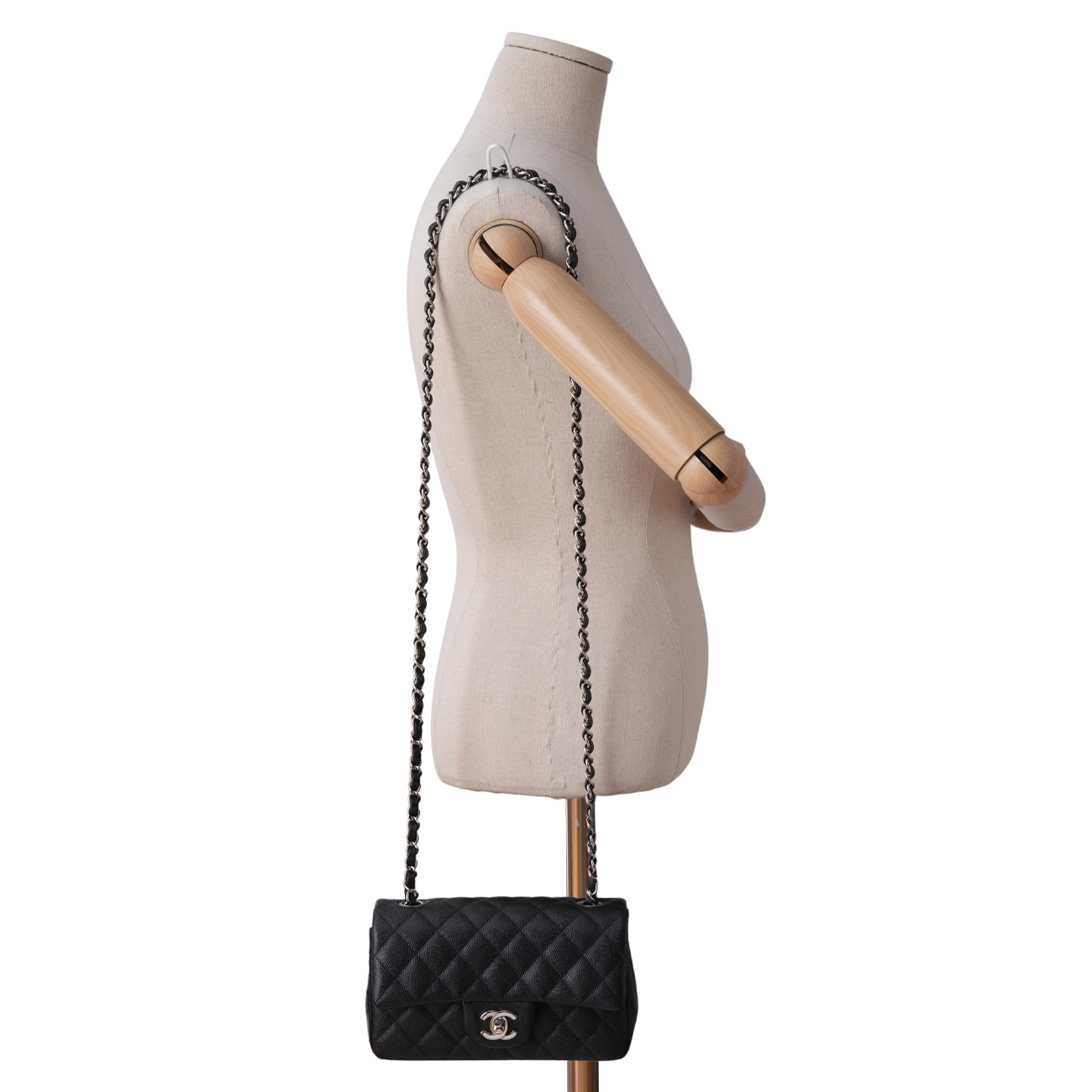 CHANEL(USED)샤넬 캐비어 클래식 뉴미니 크로스백