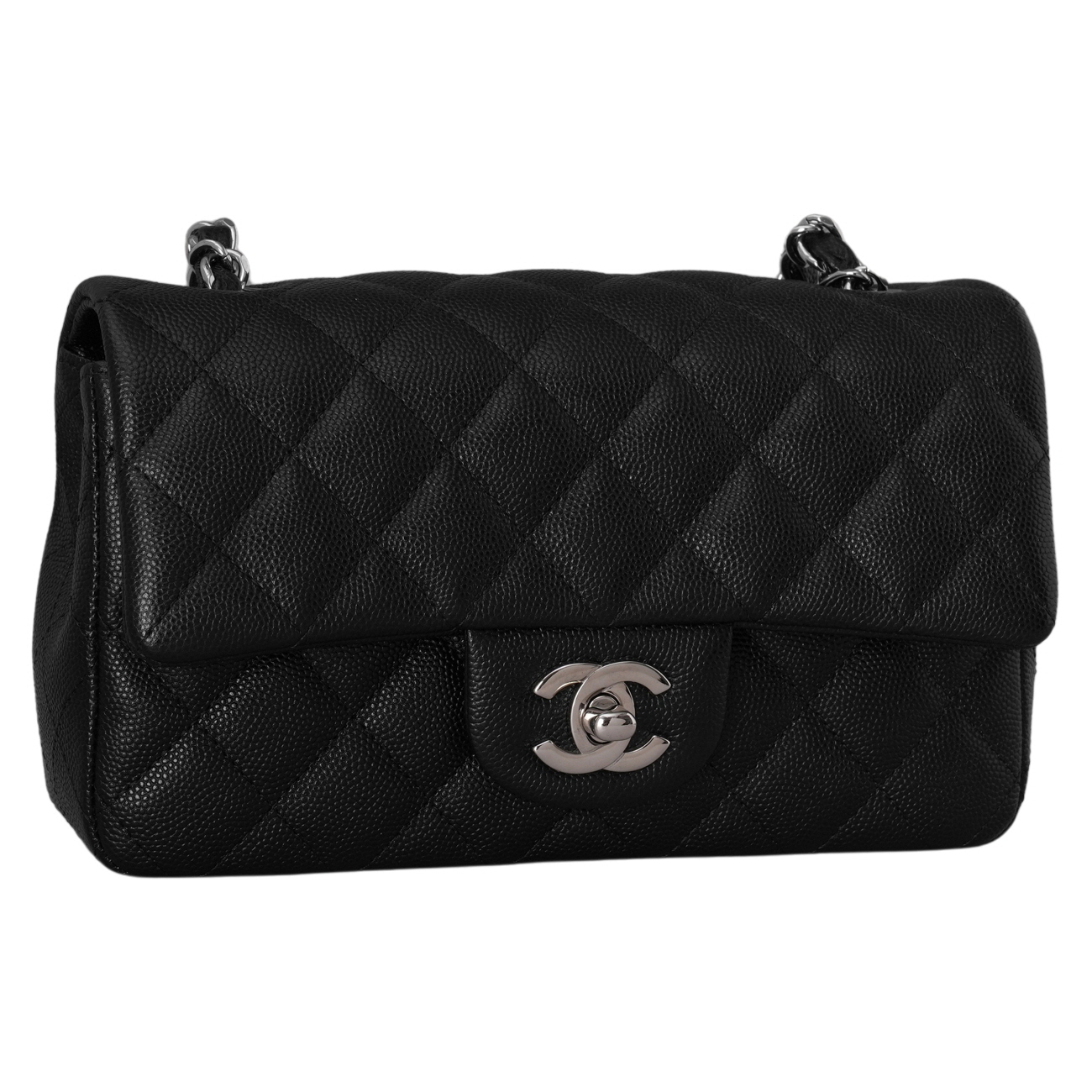 CHANEL(USED)샤넬 캐비어 클래식 뉴미니 크로스백
