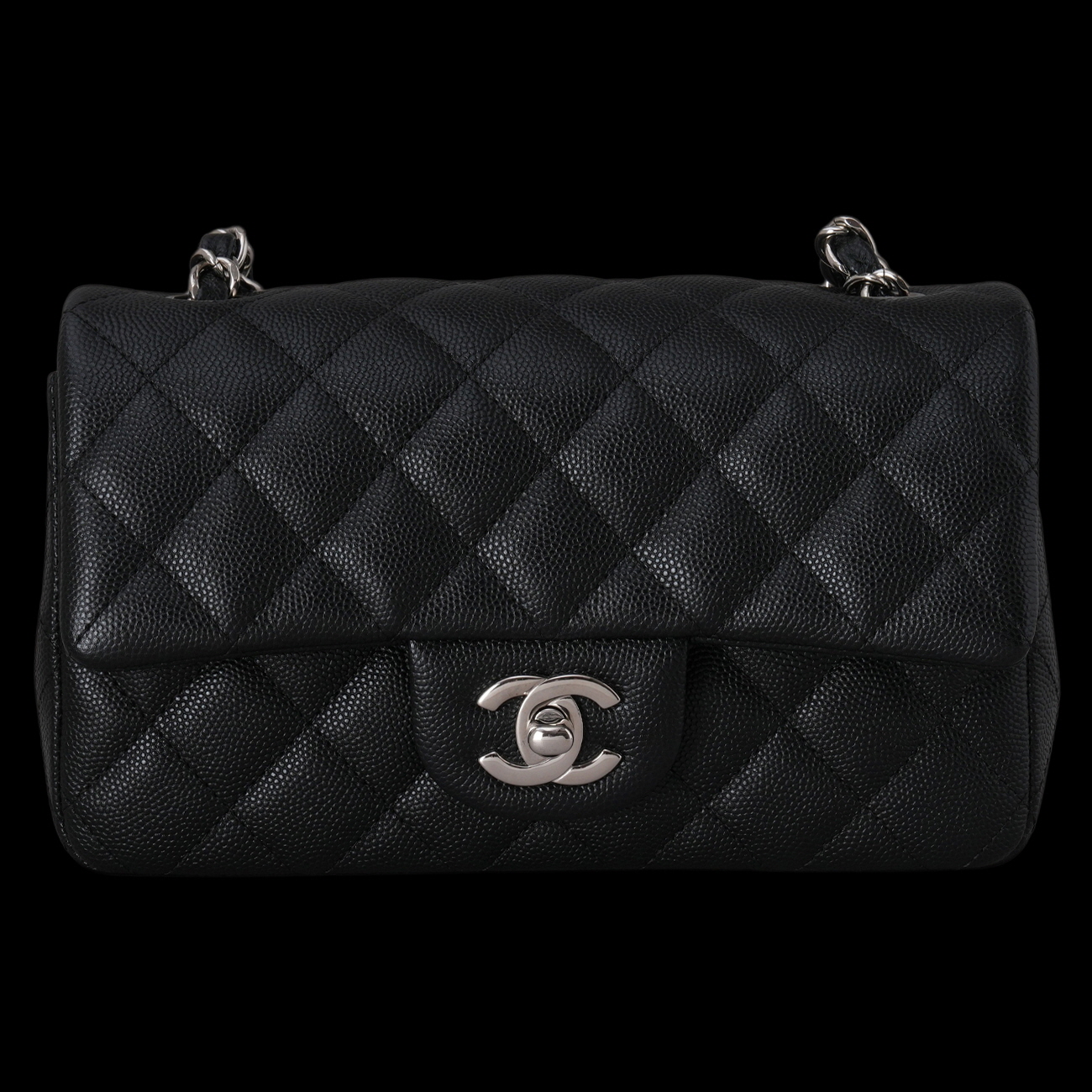 CHANEL(USED)샤넬 캐비어 클래식 뉴미니 크로스백