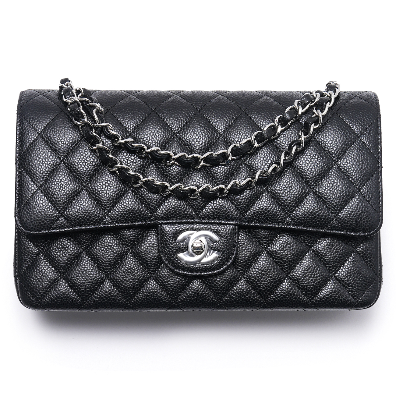 CHANEL(USED)샤넬 캐비어 클래식 미듐 플랩백