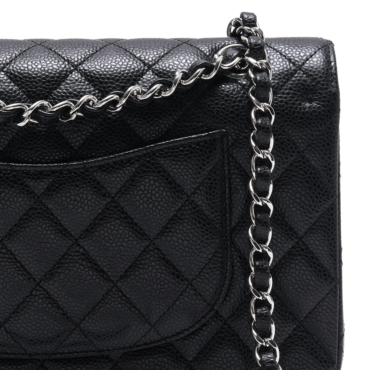 CHANEL(USED)샤넬 캐비어 클래식 미듐 플랩백