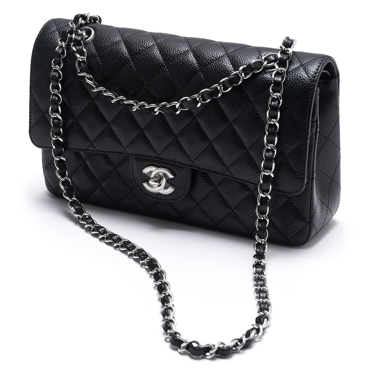 CHANEL(USED)샤넬 캐비어 클래식 미듐 플랩백