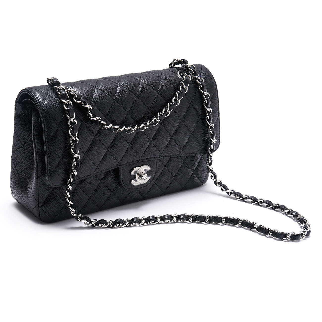 CHANEL(USED)샤넬 캐비어 클래식 미듐 플랩백