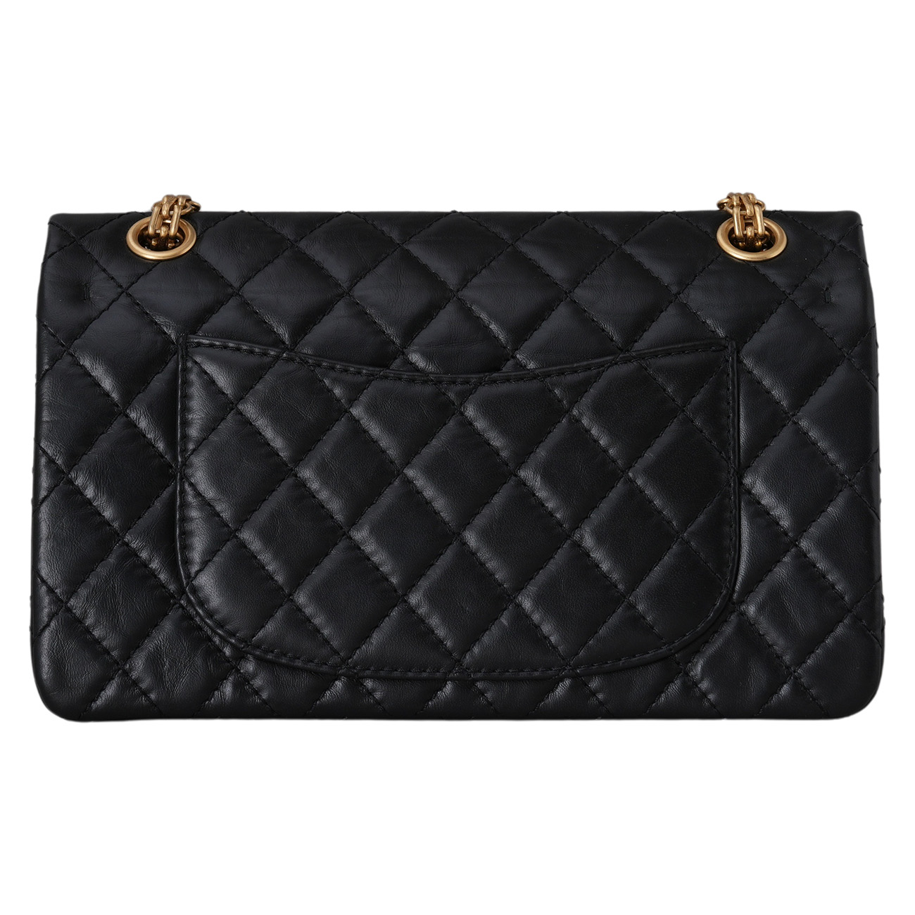 CHANEL(USED)샤넬 2.55 빈티지 클래식 미듐24 금장