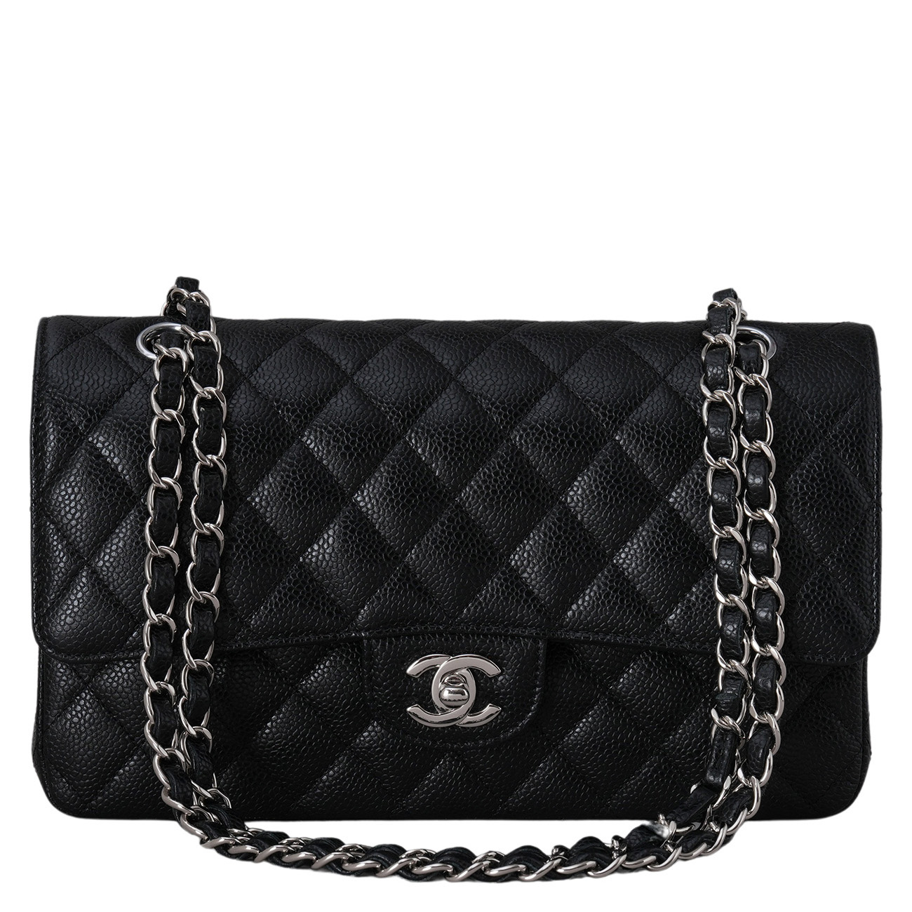 CHANEL(USED)샤넬 캐비어 클래식 미듐 플랩백