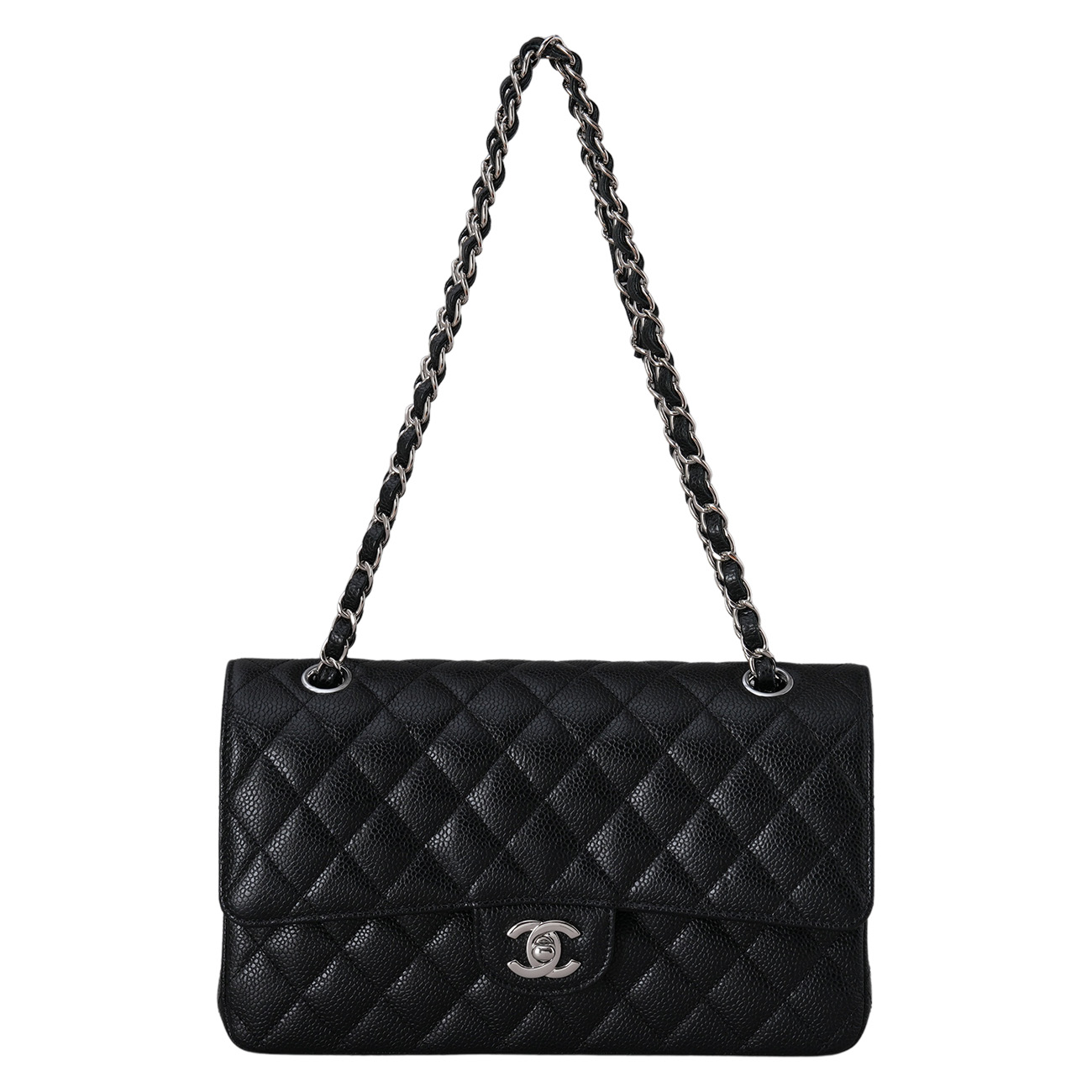 CHANEL(USED)샤넬 캐비어 클래식 미듐 플랩백