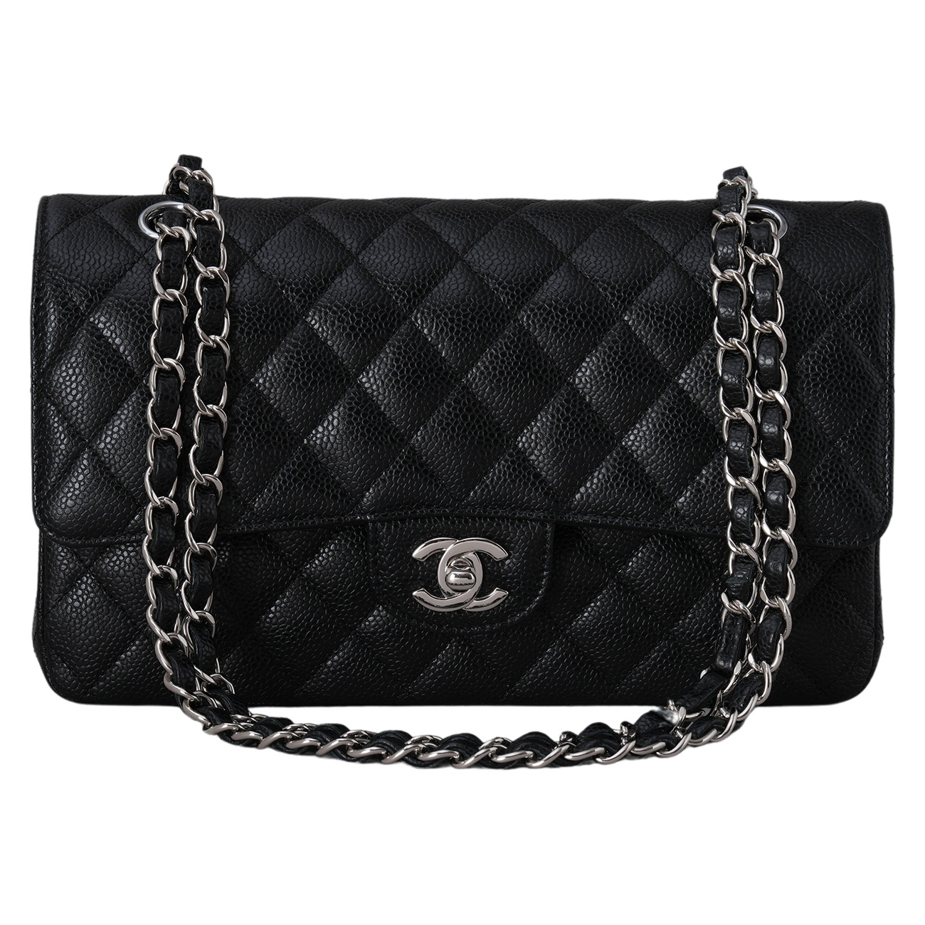 CHANEL(USED)샤넬 캐비어 클래식 미듐 플랩백