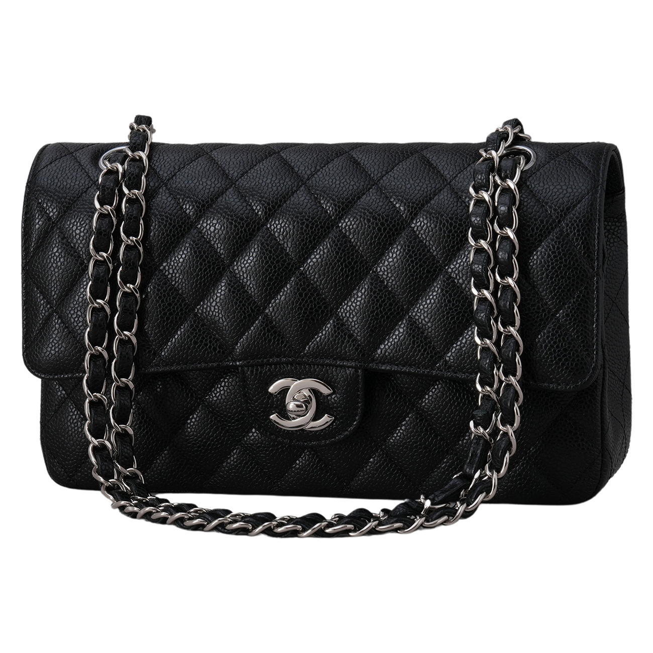 CHANEL(USED)샤넬 캐비어 클래식 미듐 플랩백
