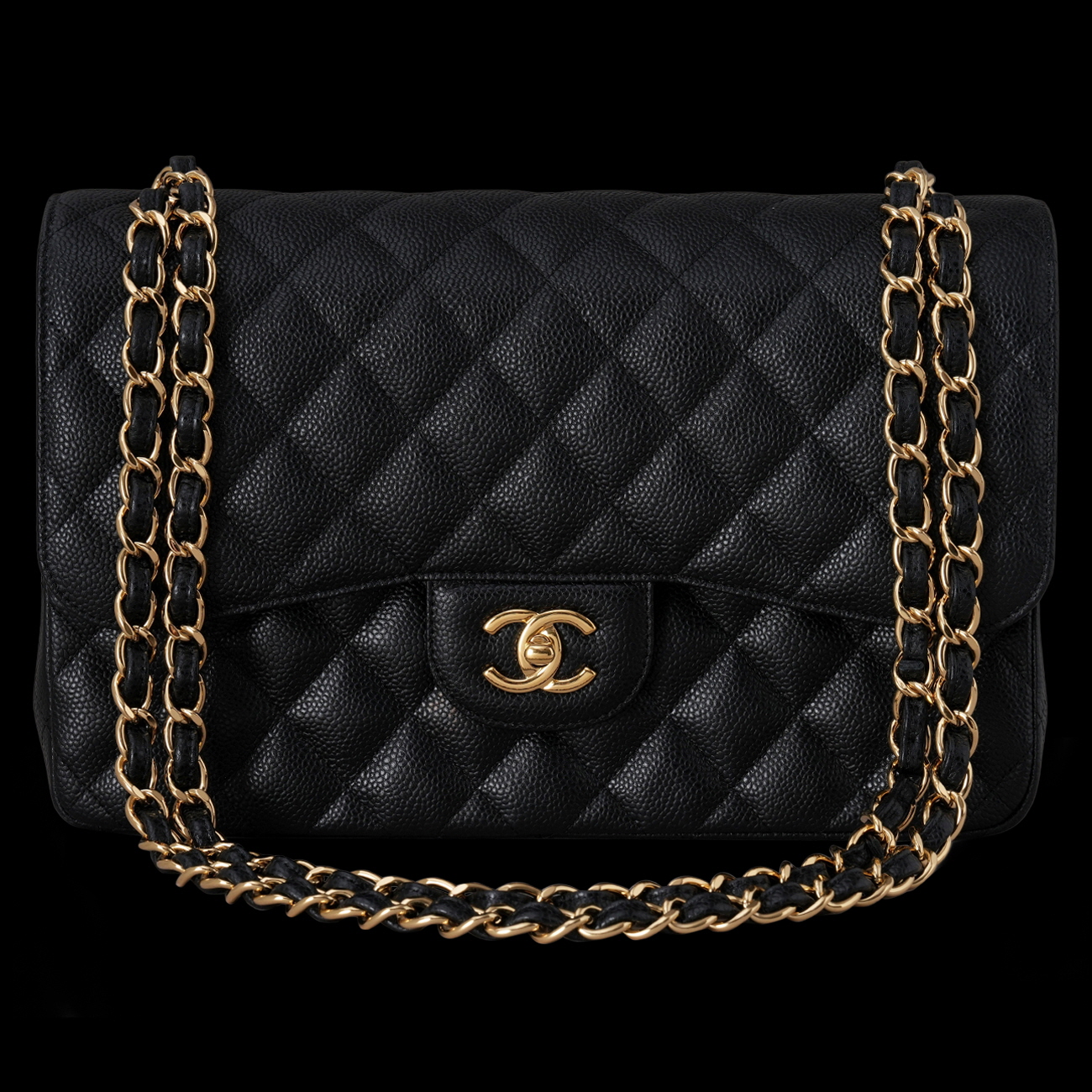 CHANEL(USED)샤넬 캐비어 클래식 라지 플랩백