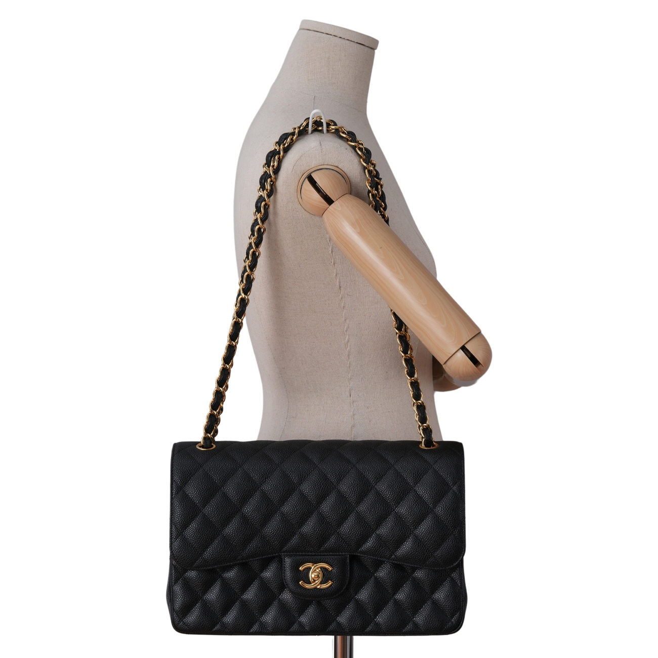 CHANEL(USED)샤넬 캐비어 클래식 라지 플랩백