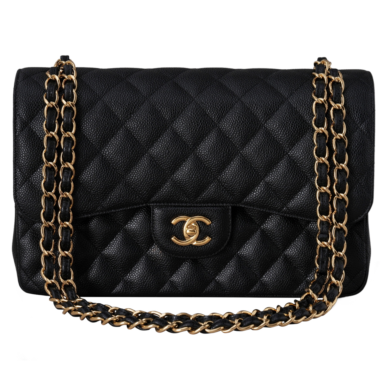 CHANEL(USED)샤넬 캐비어 클래식 라지 플랩백