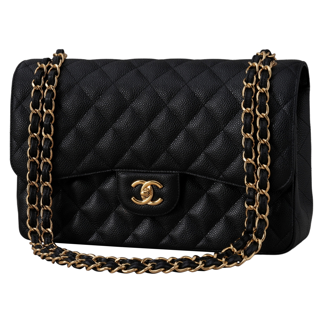 CHANEL(USED)샤넬 캐비어 클래식 라지 플랩백