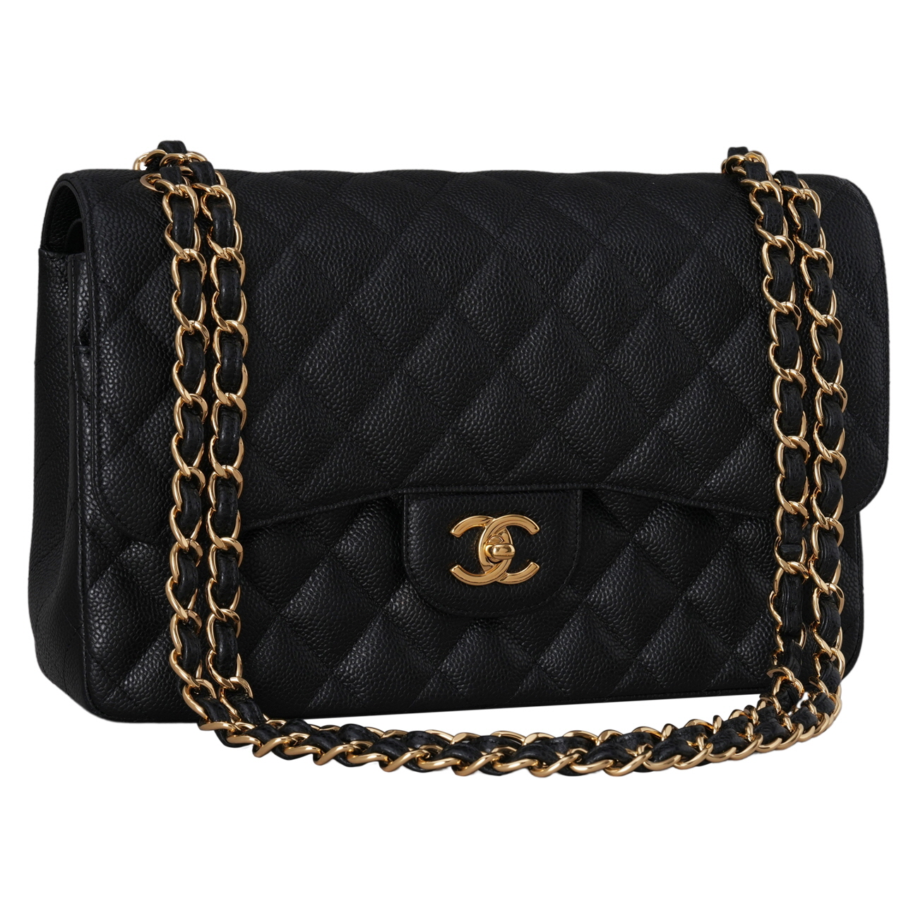 CHANEL(USED)샤넬 캐비어 클래식 라지 플랩백