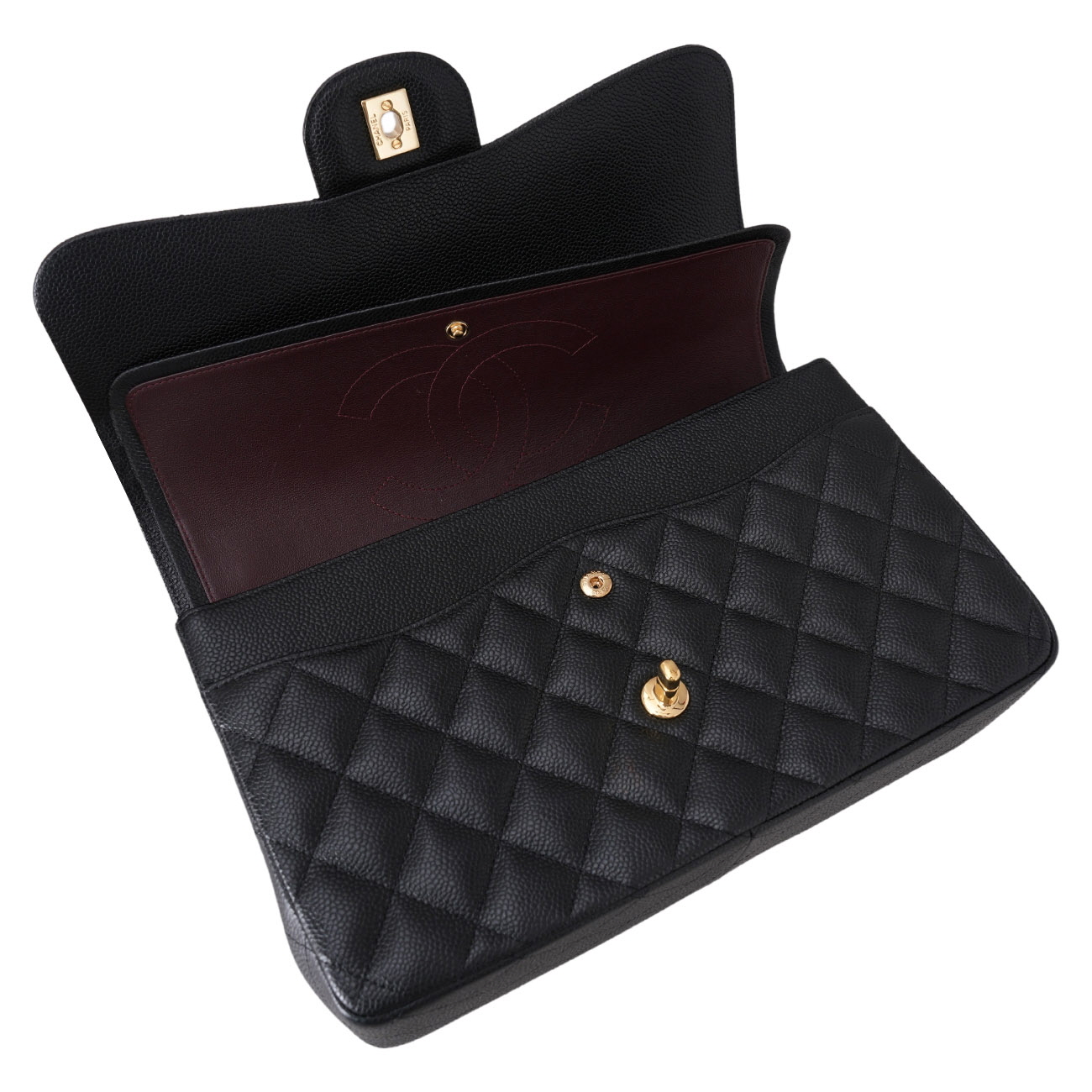 CHANEL(USED)샤넬 캐비어 클래식 라지 플랩백