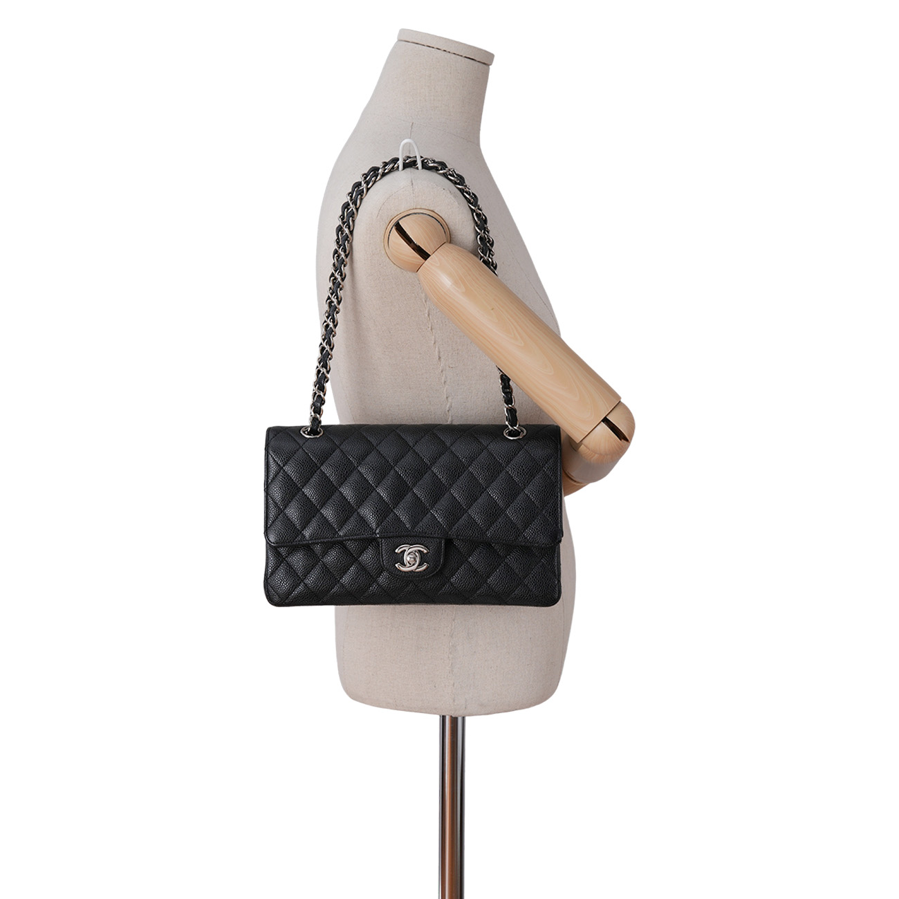 CHANEL(USED)샤넬 캐비어 클래식 미듐 플랩백