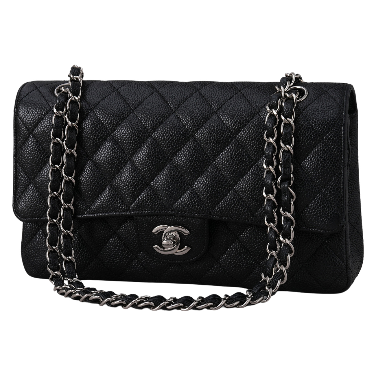 CHANEL(USED)샤넬 캐비어 클래식 미듐 플랩백