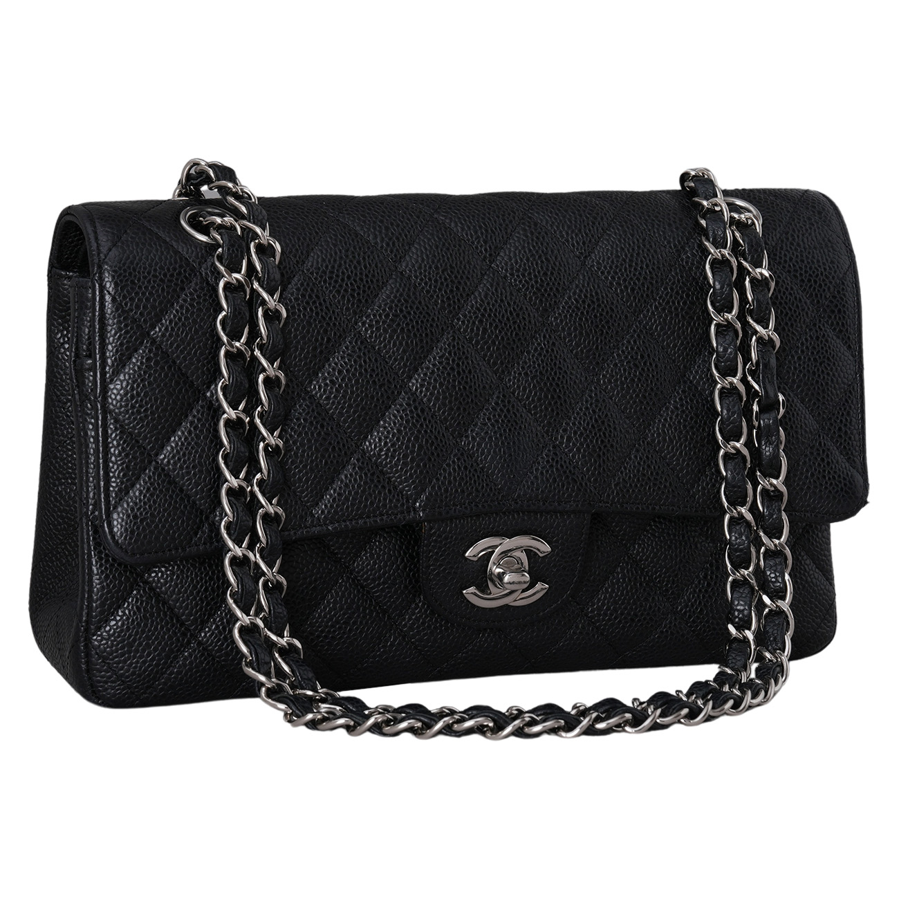 CHANEL(USED)샤넬 캐비어 클래식 미듐 플랩백