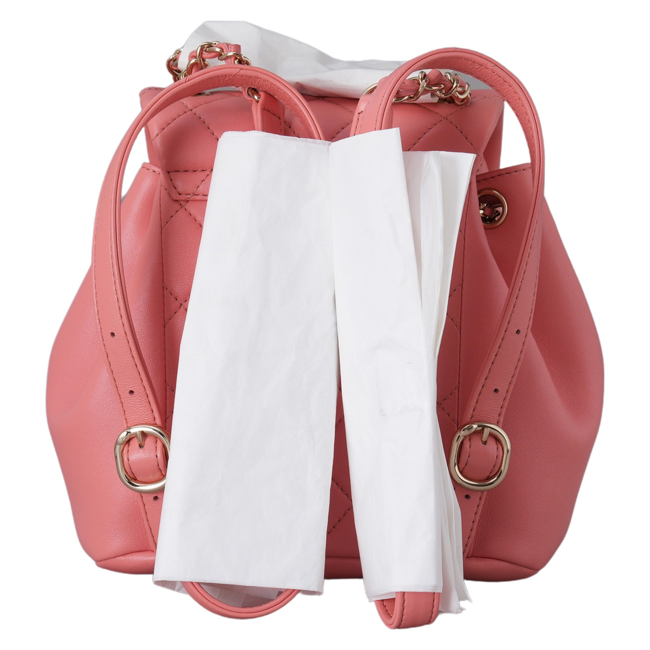 CHANEL(USED)샤넬 AS2908 램스킨 듀마 백팩 핑크 내장칩