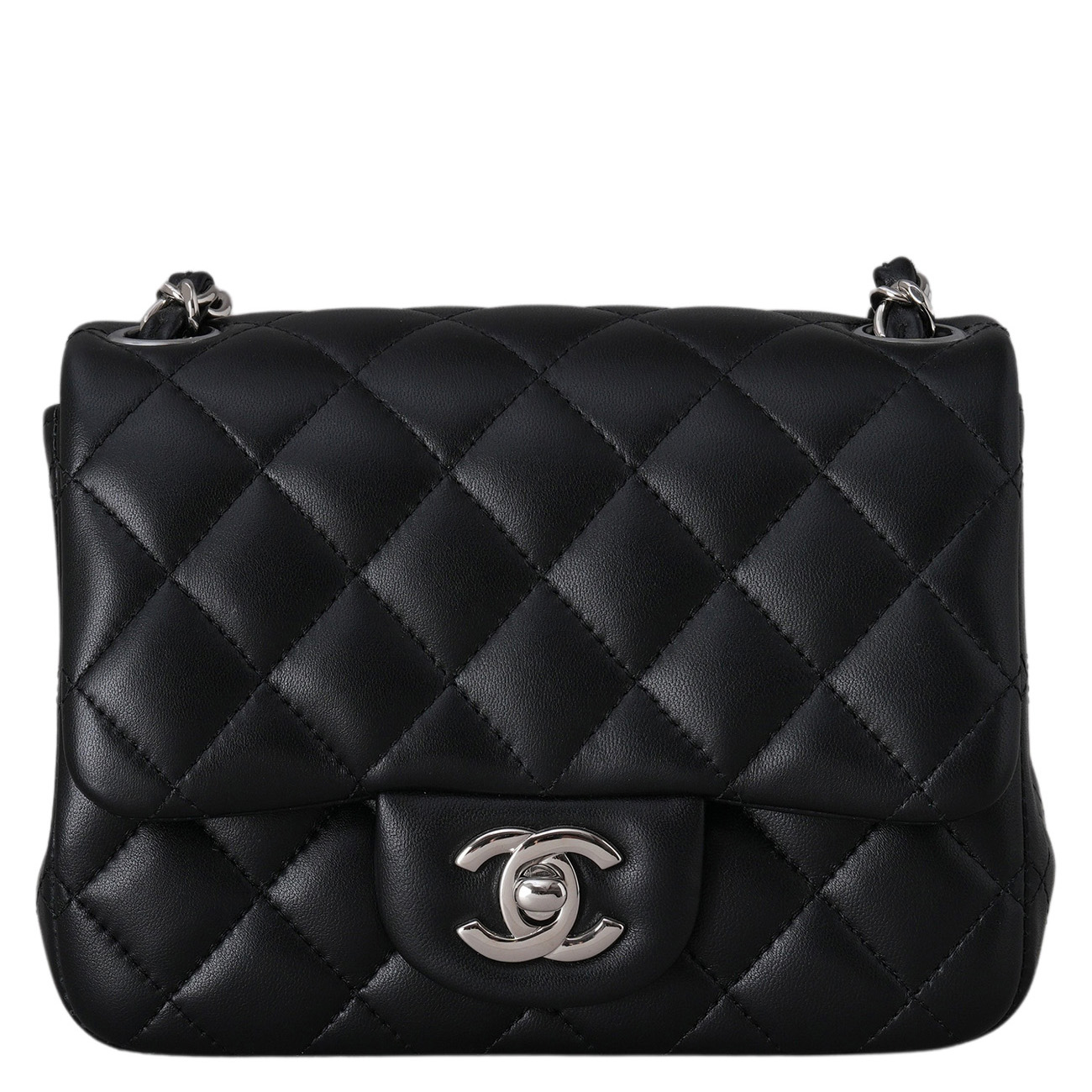 CHANEL(USED)샤넬 램스킨 클래식 쁘띠삭