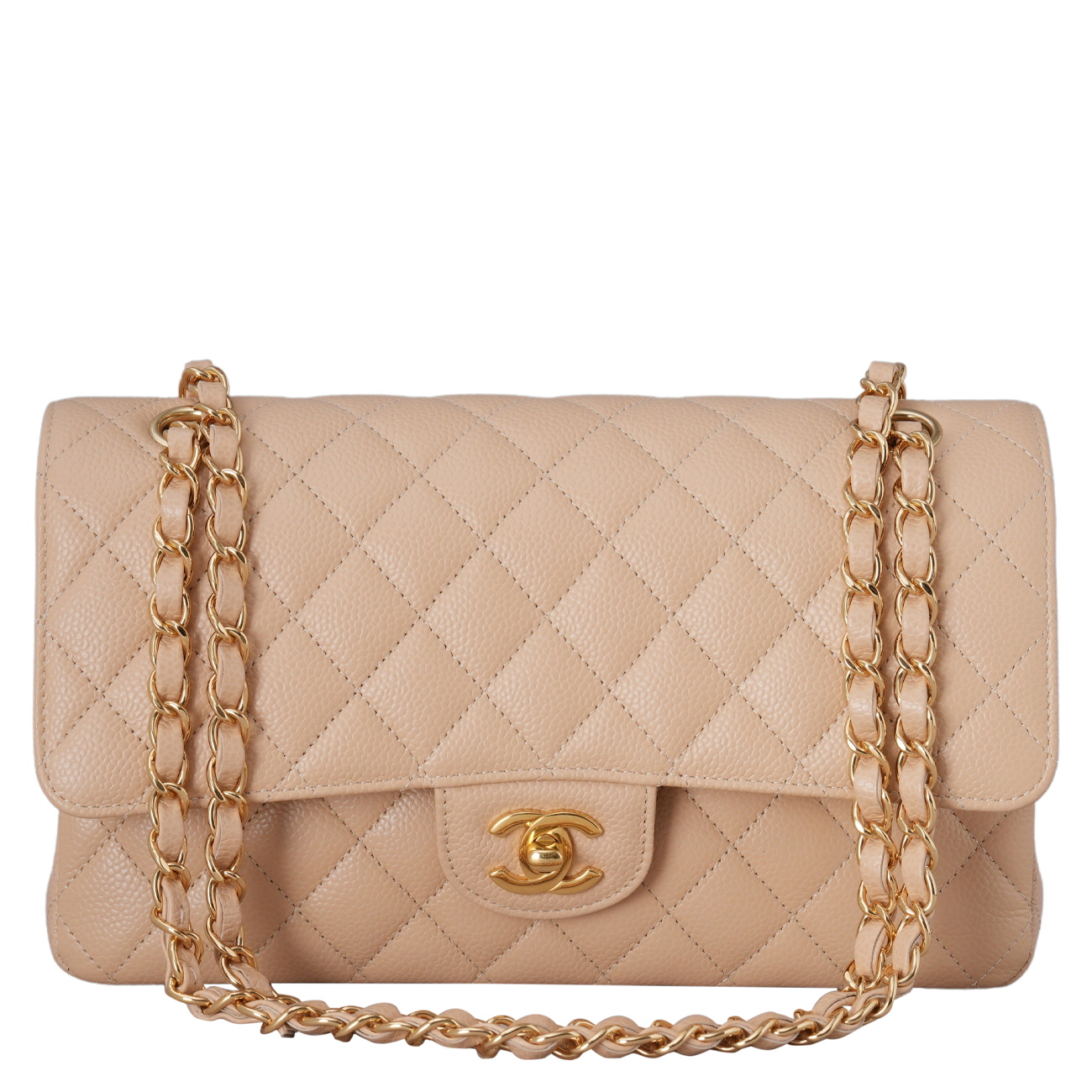 CHANEL(USED)샤넬 캐비어 클래식 미듐 플랩백