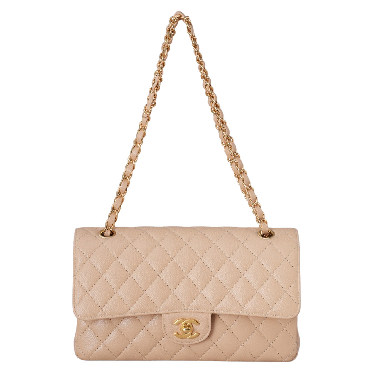 CHANEL(USED)샤넬 캐비어 클래식 미듐 플랩백