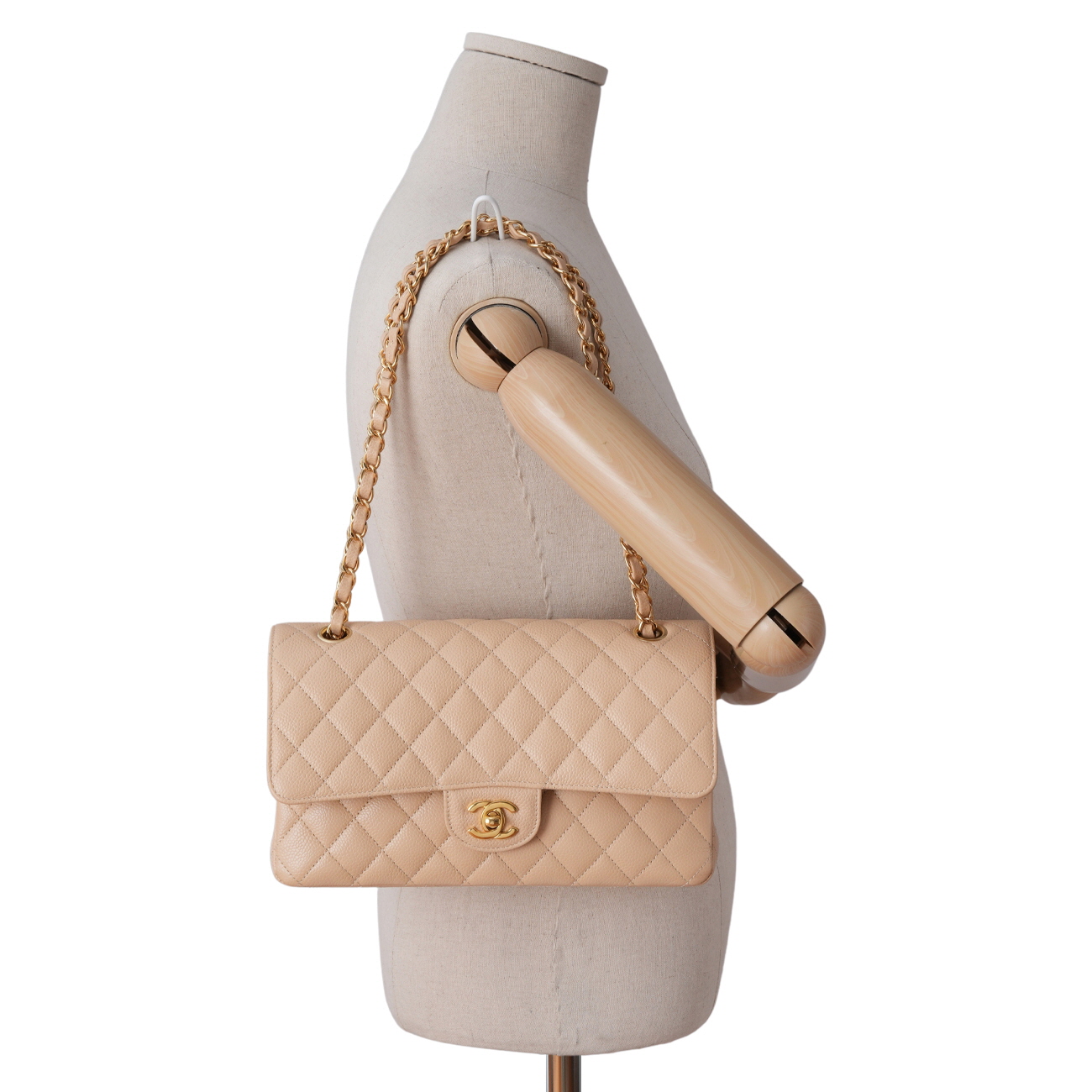CHANEL(USED)샤넬 캐비어 클래식 미듐 플랩백