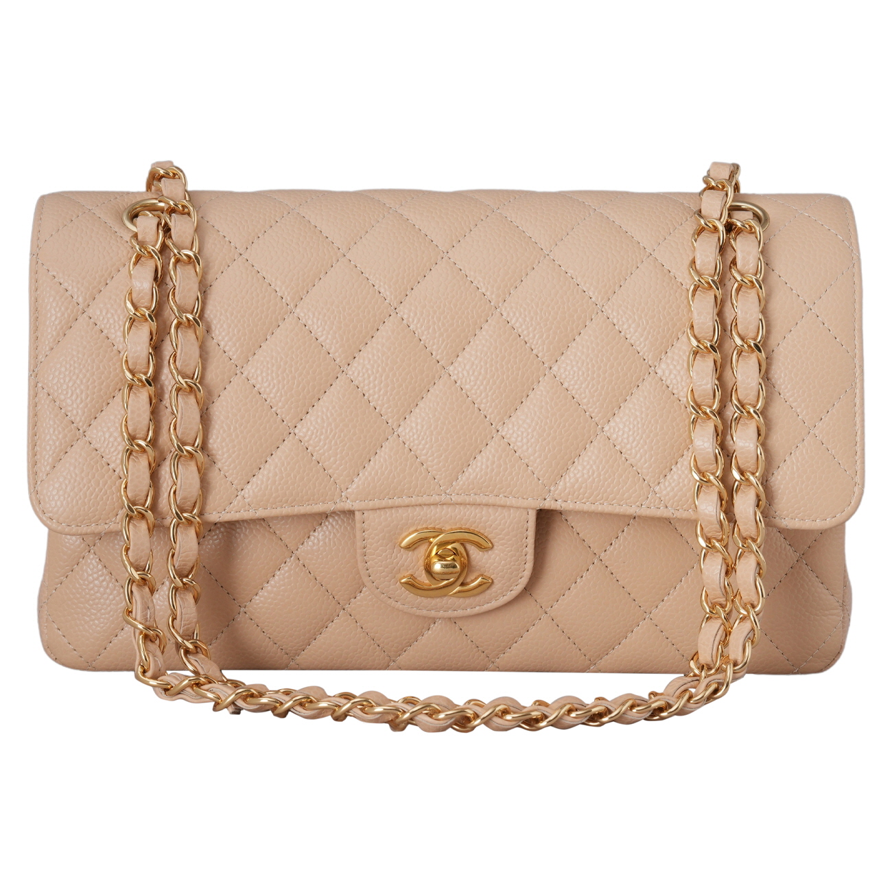CHANEL(USED)샤넬 캐비어 클래식 미듐 플랩백