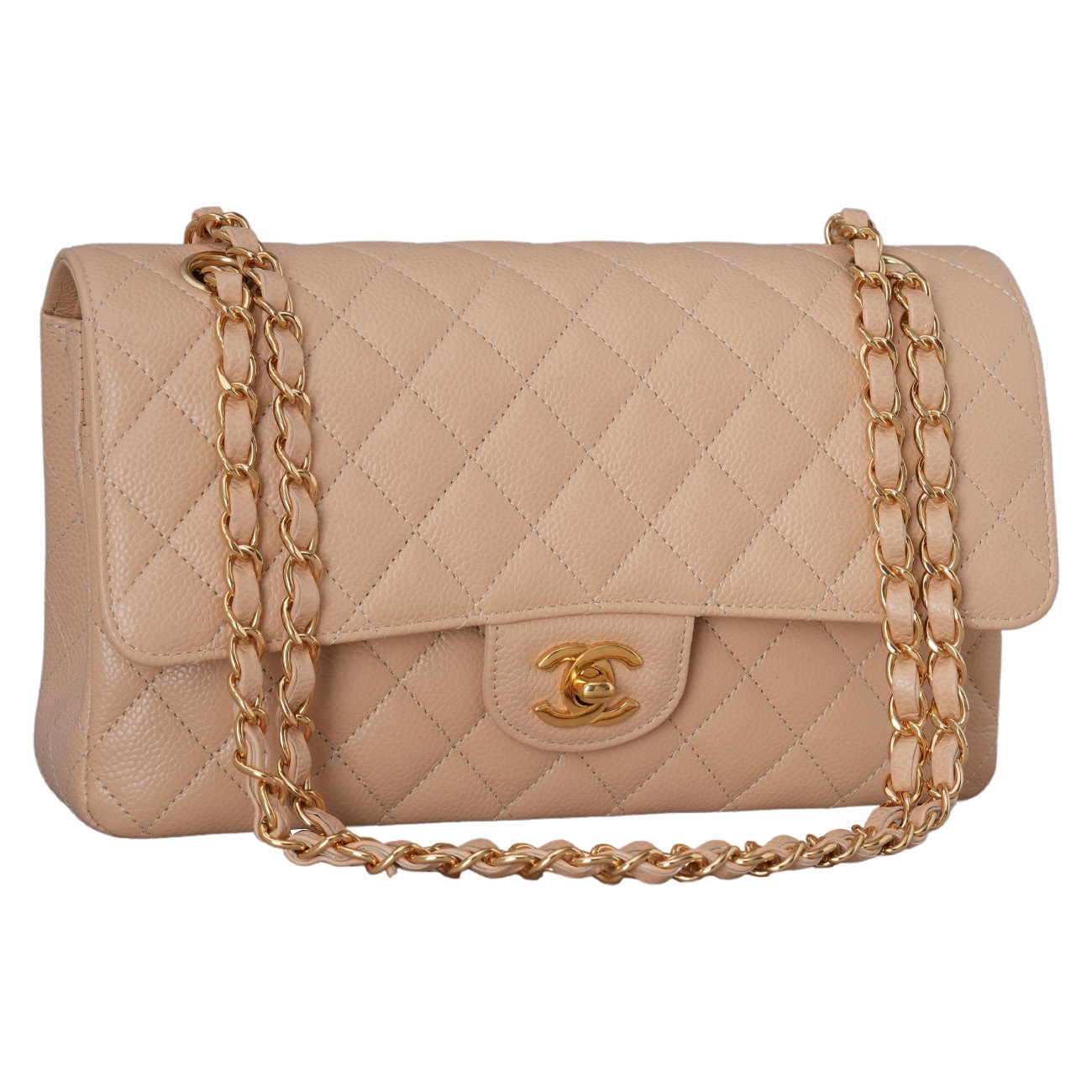 CHANEL(USED)샤넬 캐비어 클래식 미듐 플랩백