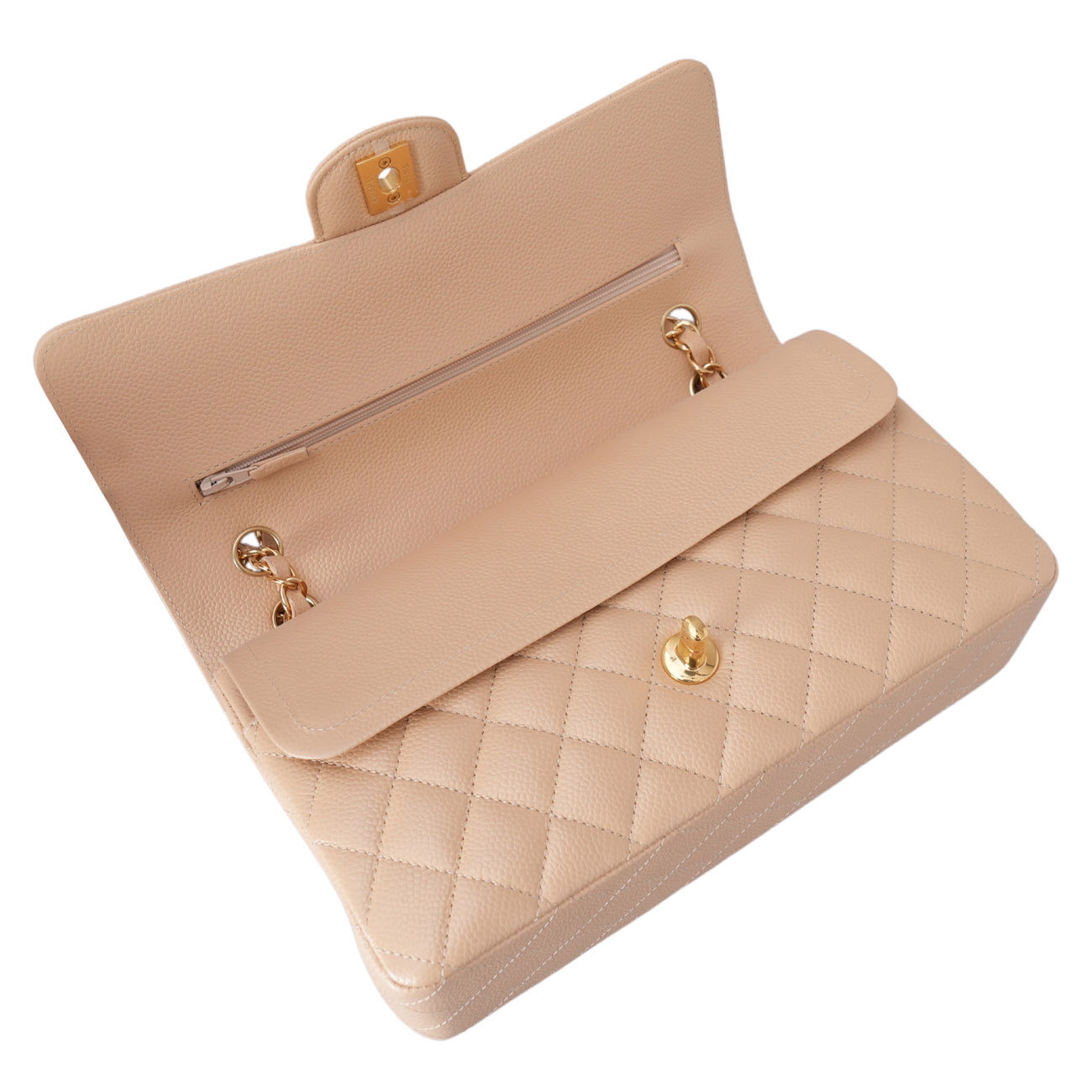 CHANEL(USED)샤넬 캐비어 클래식 미듐 플랩백
