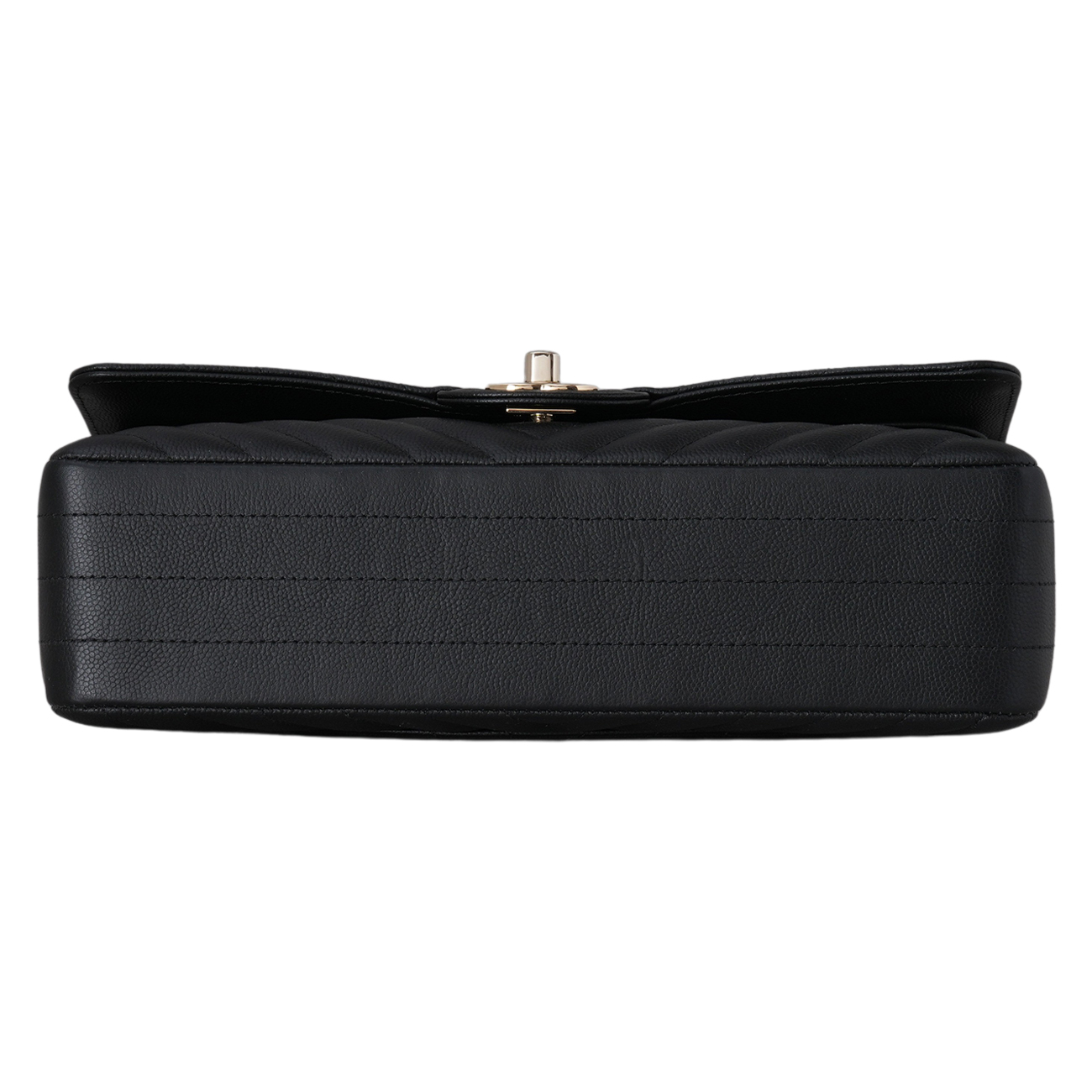 CHANEL(USED)샤넬 캐비어 쉐브론 클래식 미듐 플랩백