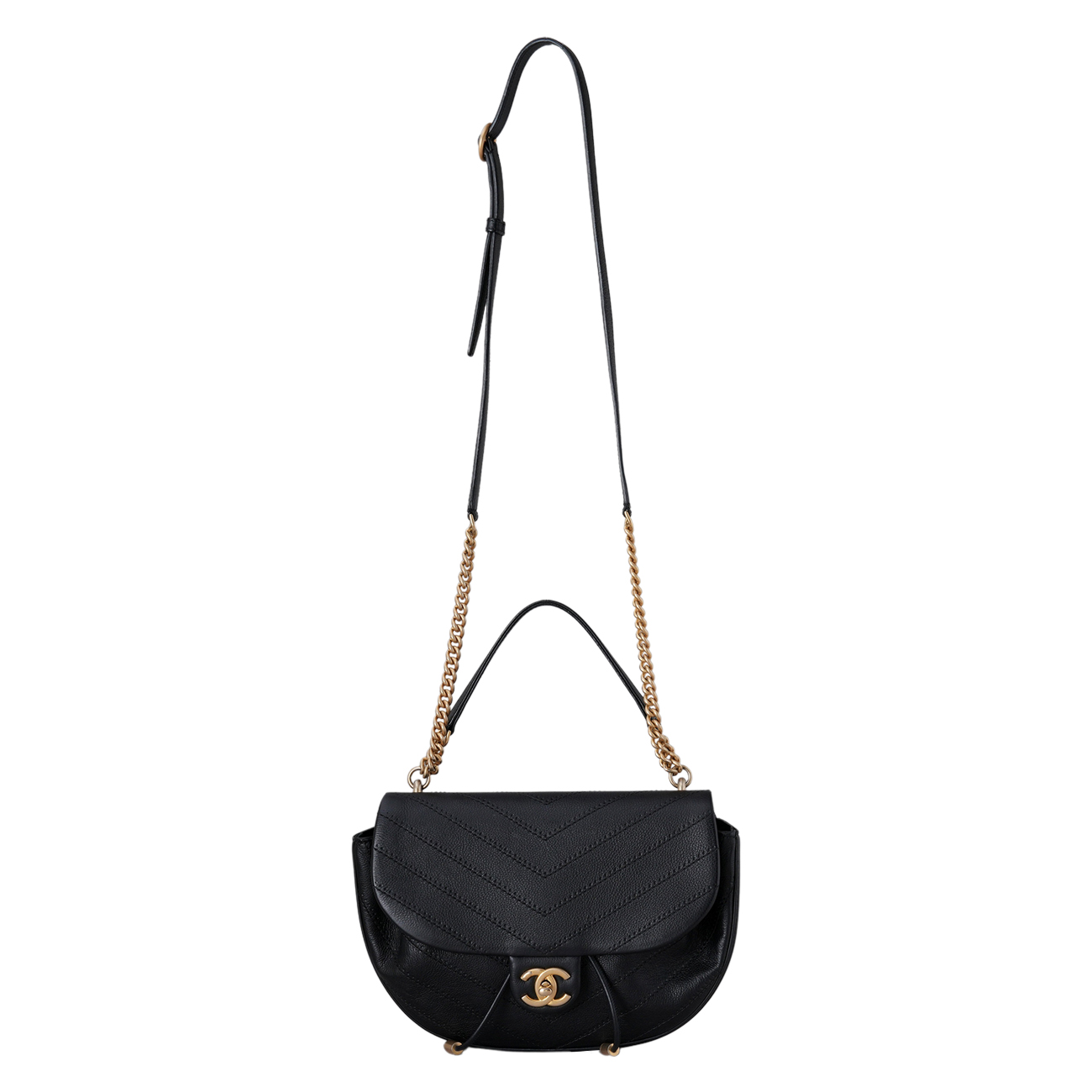 CHANEL(USED)샤넬 A57128 쉐브론 플랩 체인백