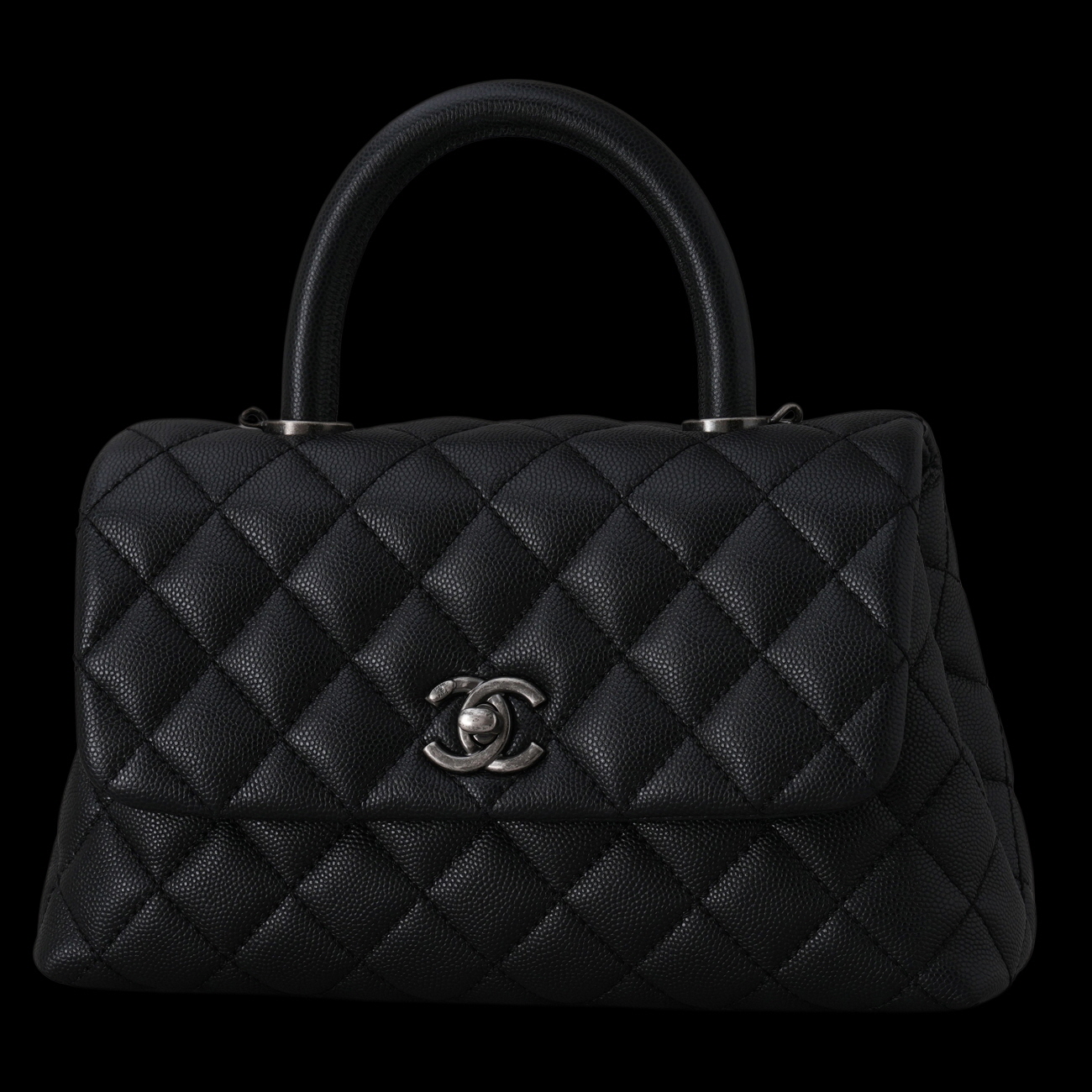 CHANEL(USED)샤넬 캐비어 코코핸들 스몰