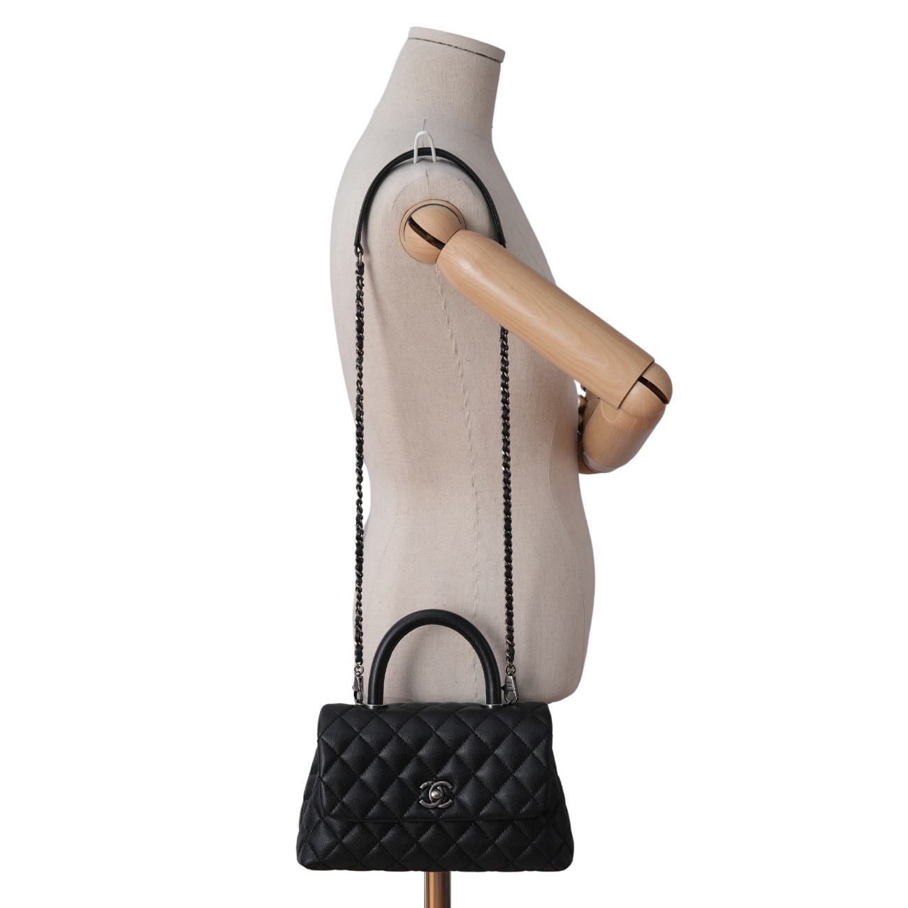 CHANEL(USED)샤넬 캐비어 코코핸들 스몰