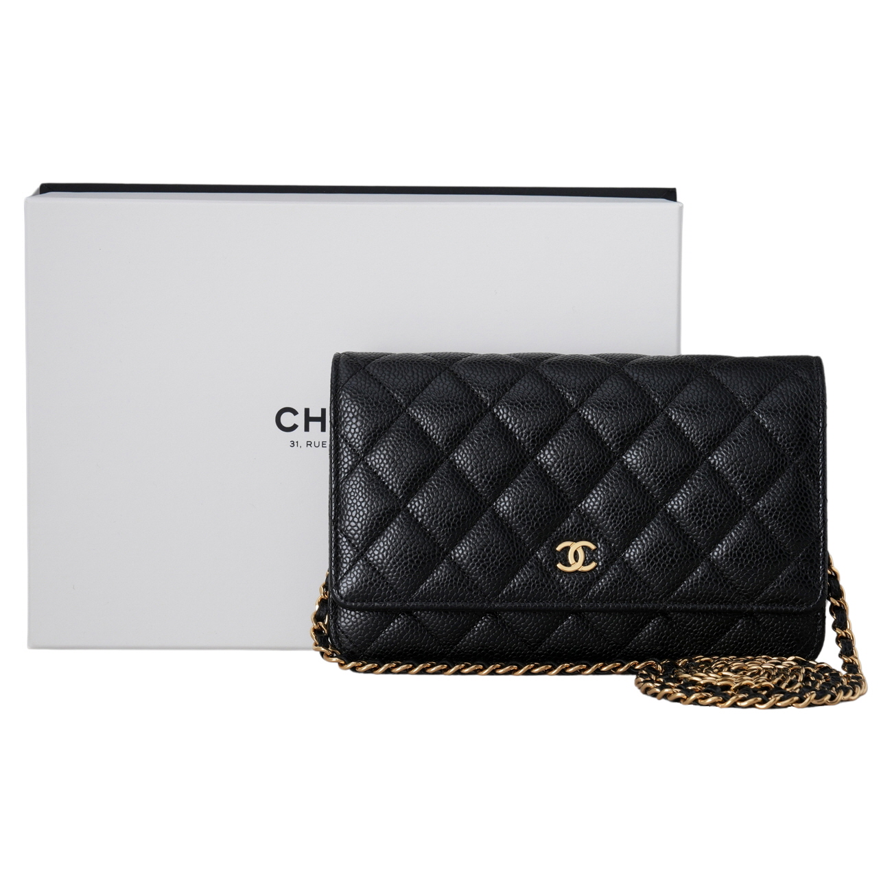 CHANEL(USED)샤넬 AP0250 캐비어 클래식 WOC