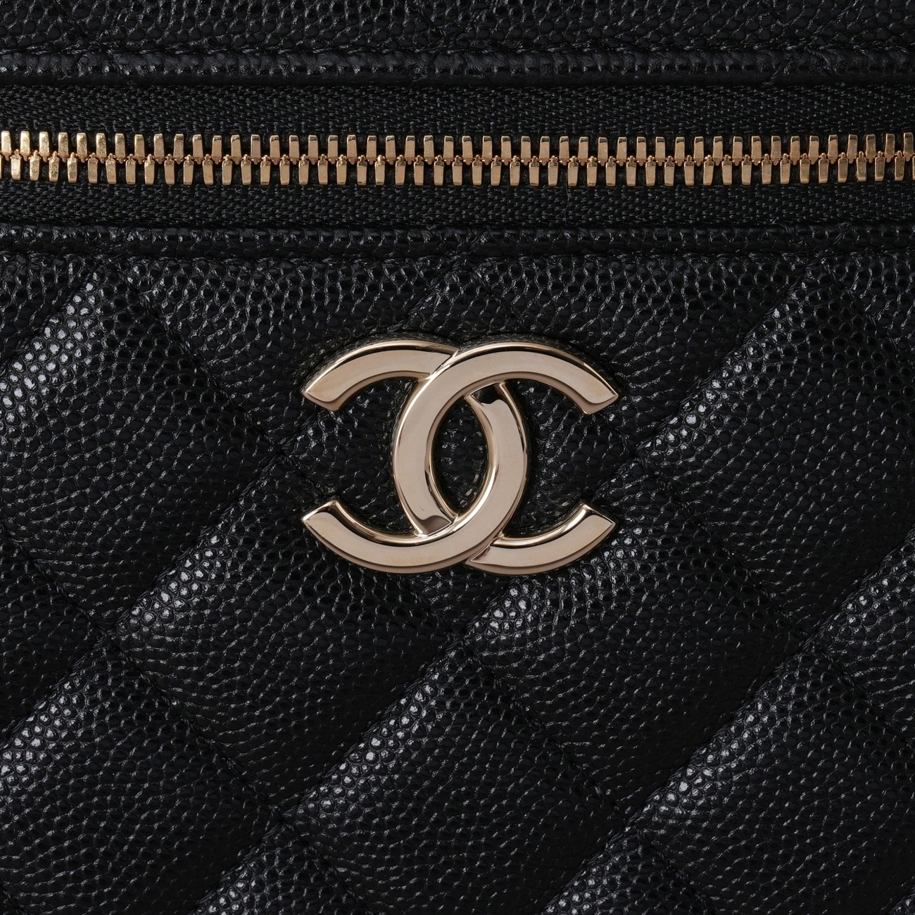 CHANEL(USED)샤넬 캐비어 베니티 탑핸들