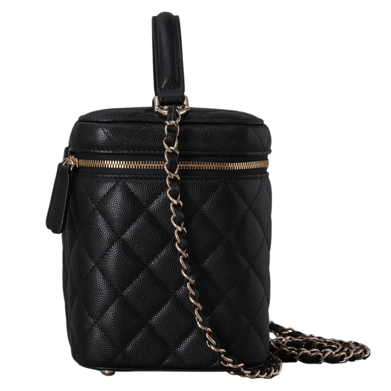 CHANEL(USED)샤넬 캐비어 베니티 탑핸들