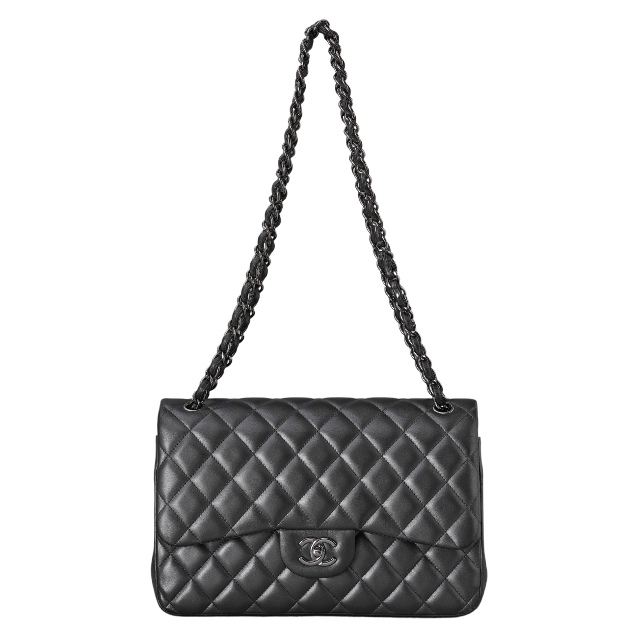 CHANEL(USED)샤넬 램스킨 클래식 라지 플랩백