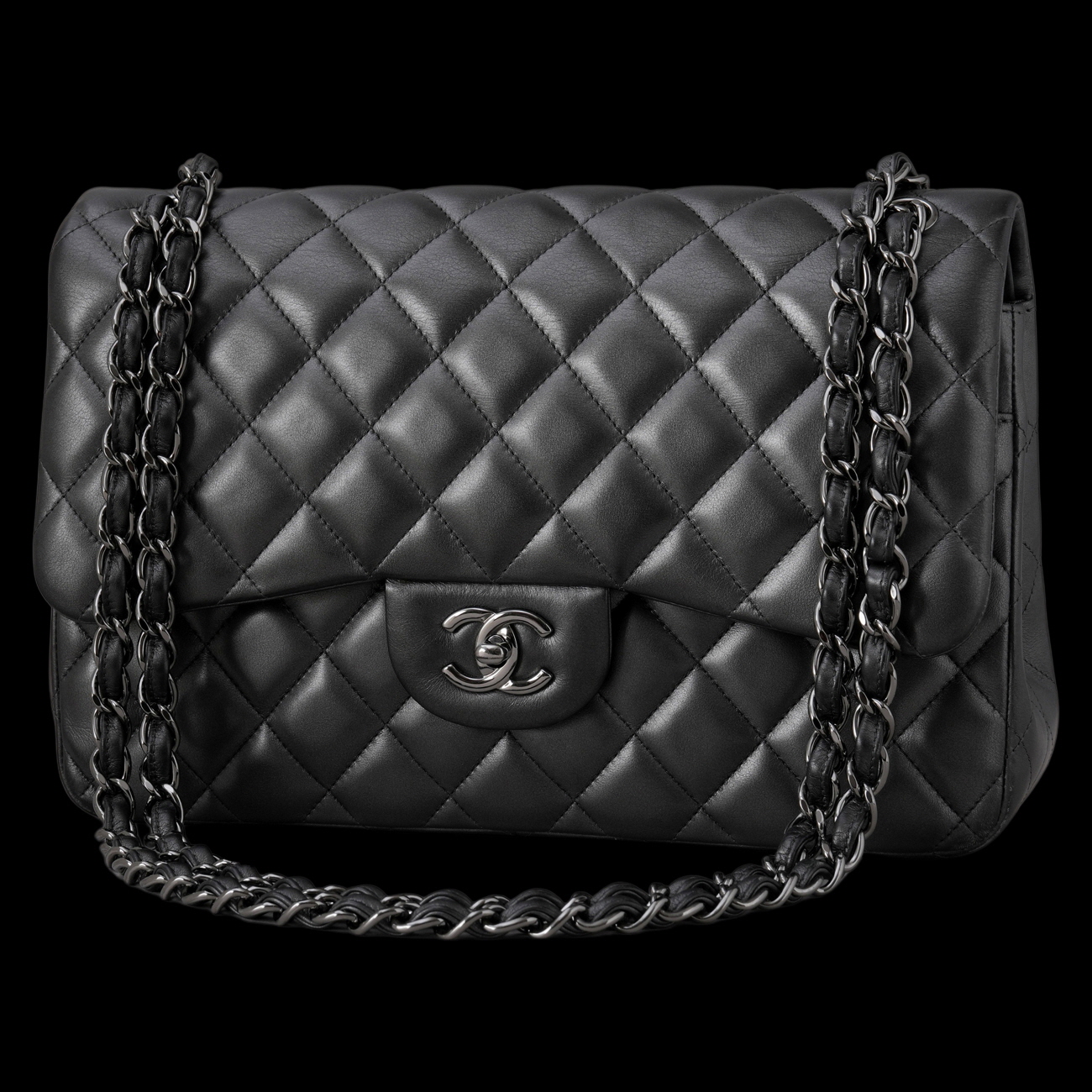CHANEL(USED)샤넬 램스킨 클래식 라지 플랩백