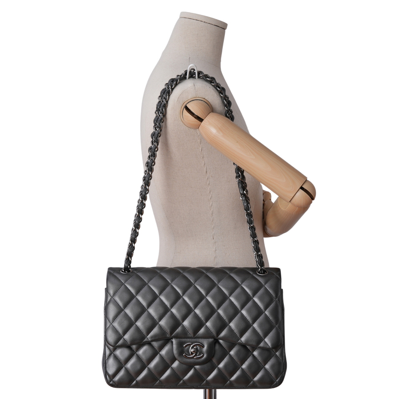 CHANEL(USED)샤넬 램스킨 클래식 라지 플랩백