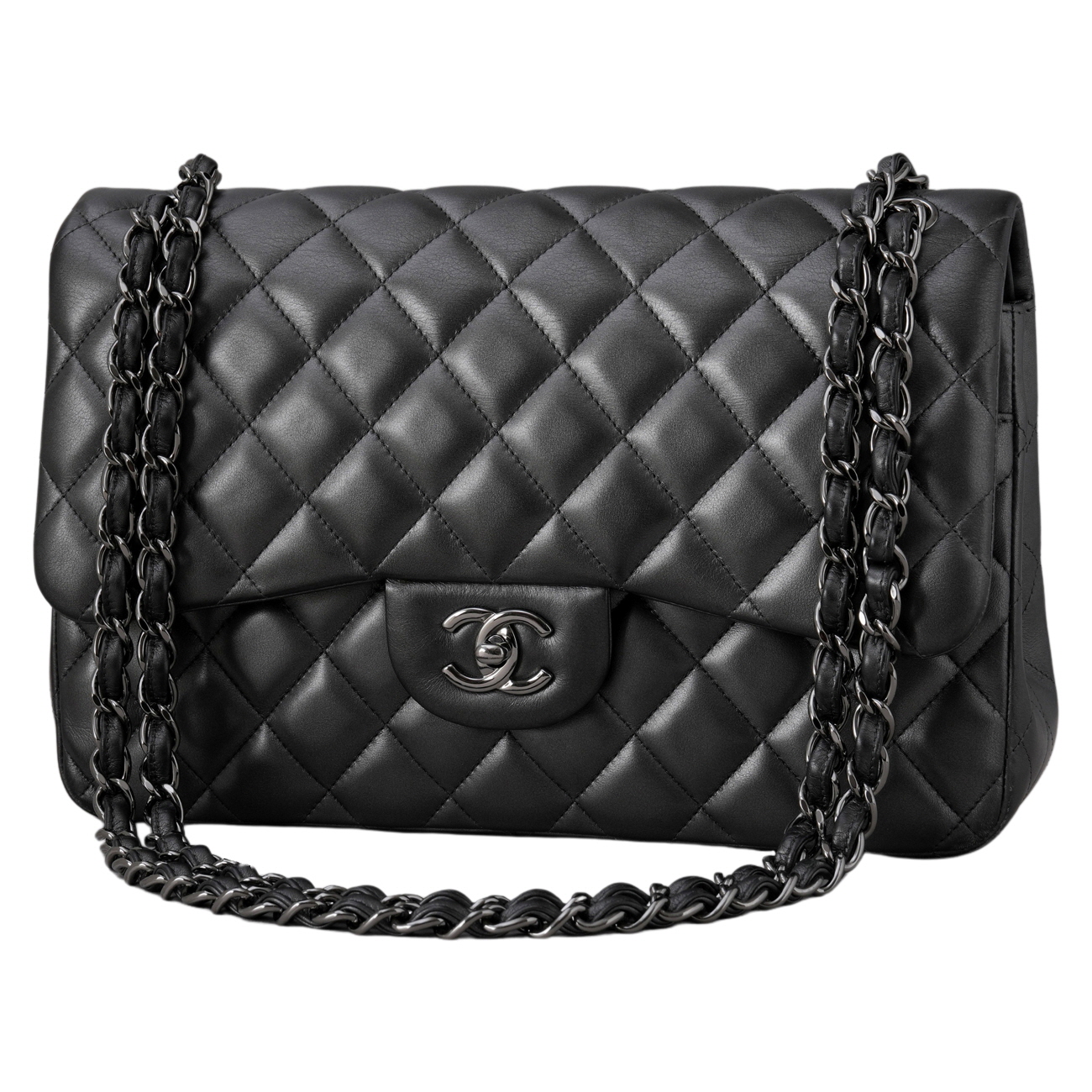 CHANEL(USED)샤넬 램스킨 클래식 라지 플랩백