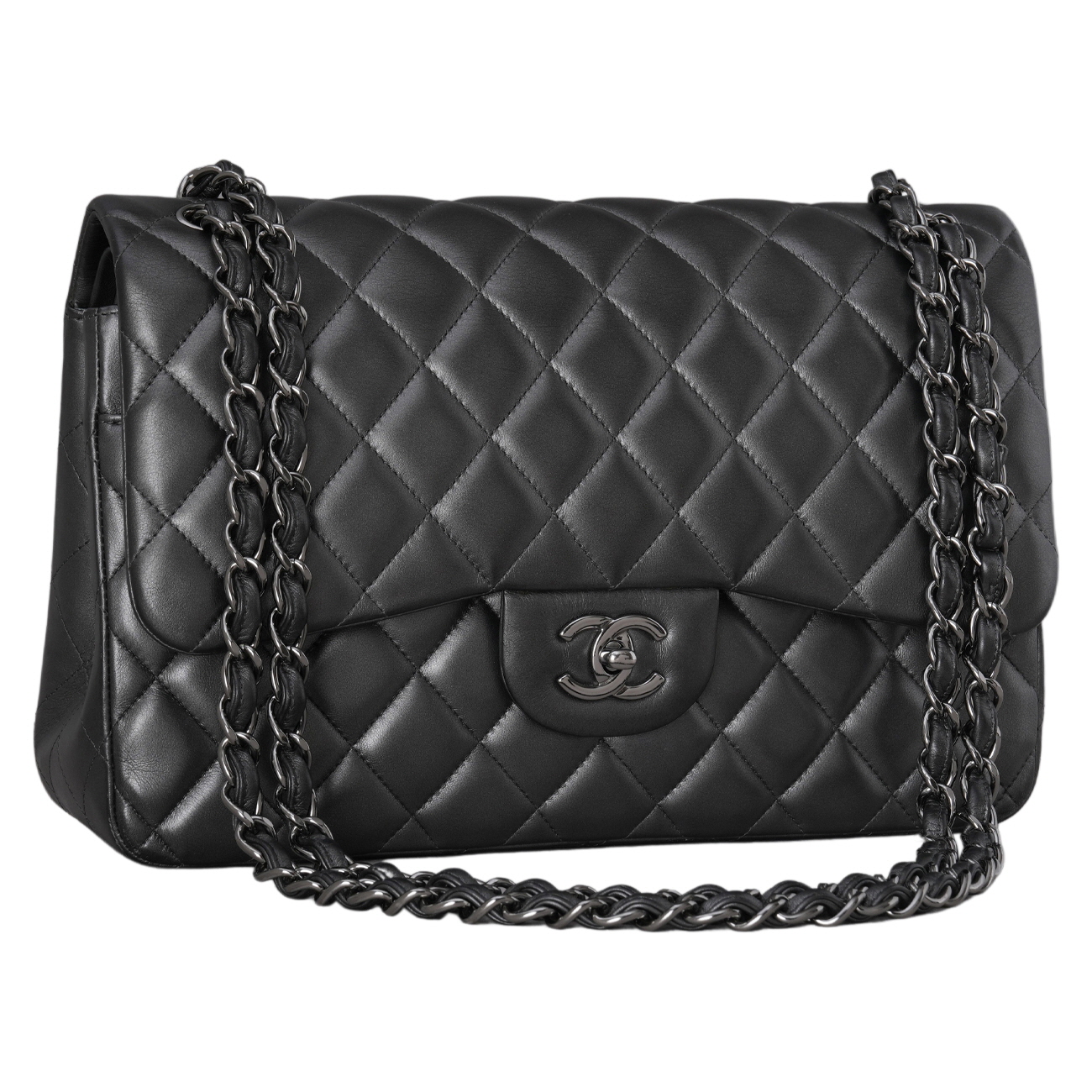 CHANEL(USED)샤넬 램스킨 클래식 라지 플랩백
