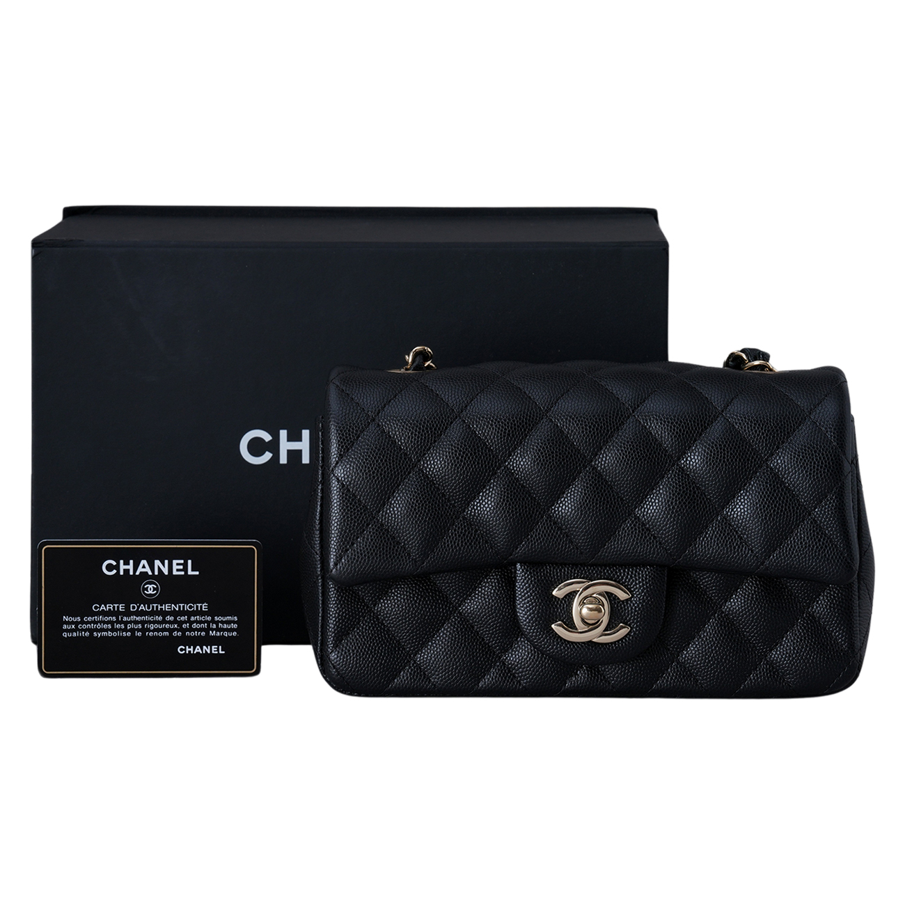 CHANEL(USED)샤넬 캐비어 클래식 뉴미니 크로스백
