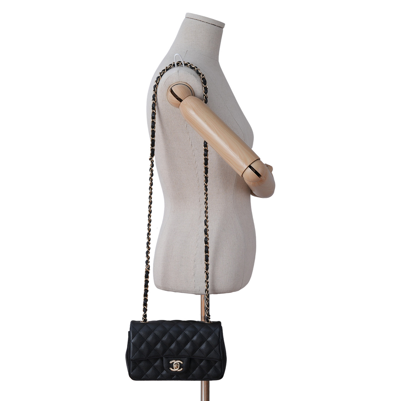 CHANEL(USED)샤넬 캐비어 클래식 뉴미니 크로스백