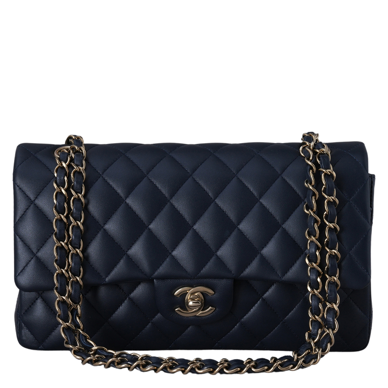 CHANEL(USED)샤넬 램스킨 클래식 미듐 플랩백