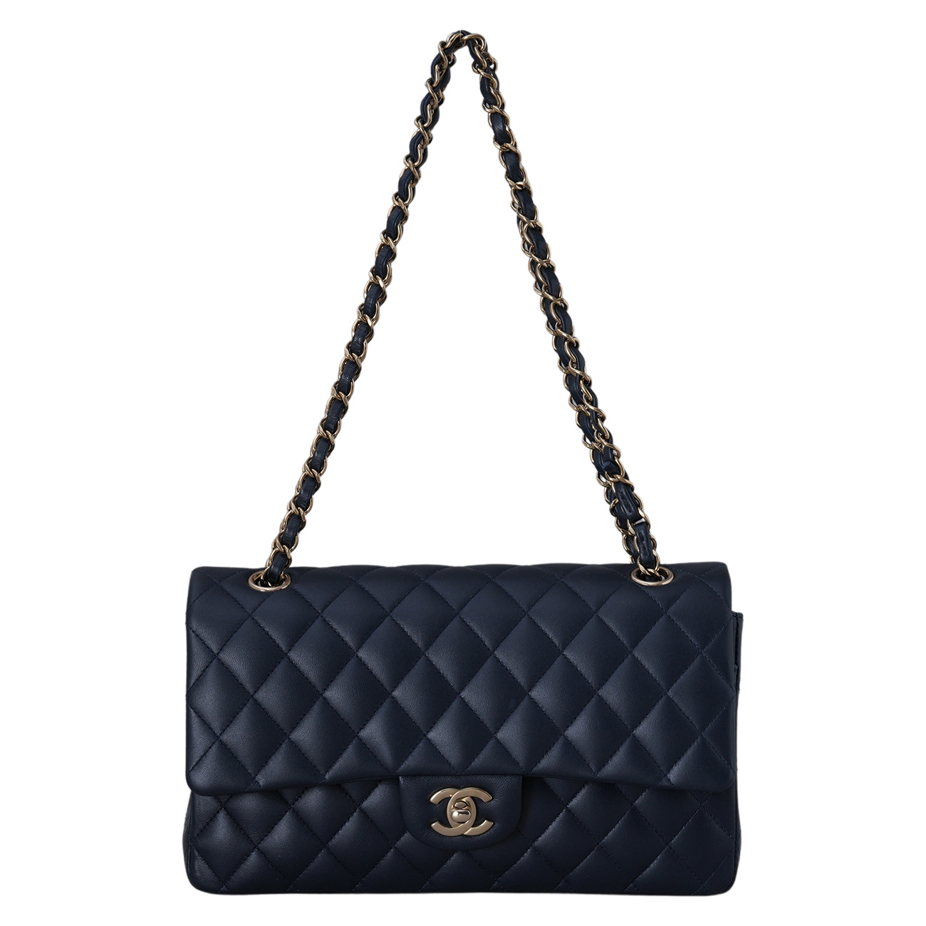 CHANEL(USED)샤넬 램스킨 클래식 미듐 플랩백