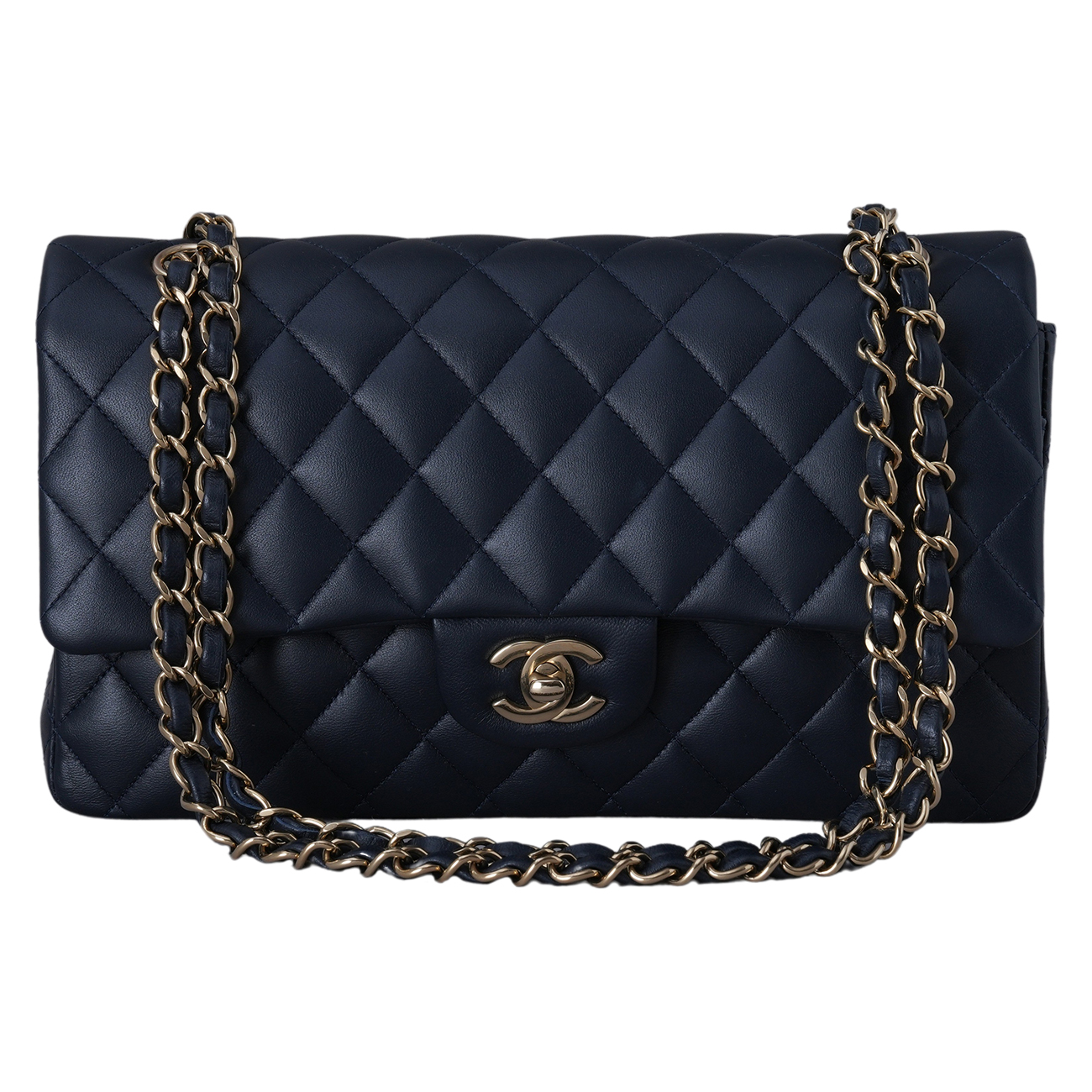 CHANEL(USED)샤넬 램스킨 클래식 미듐 플랩백