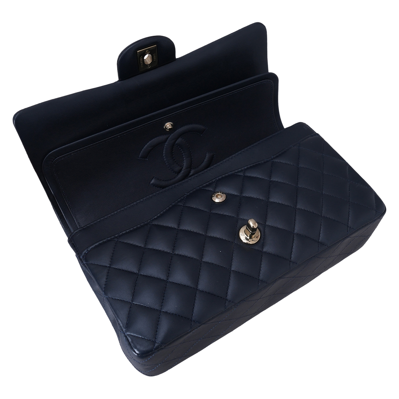 CHANEL(USED)샤넬 램스킨 클래식 미듐 플랩백